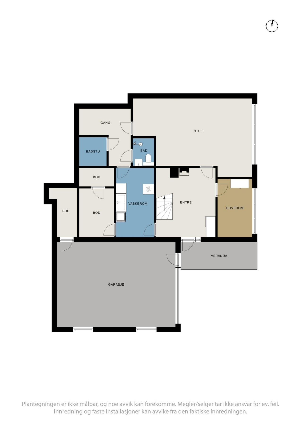 Plantegning Galleribilde