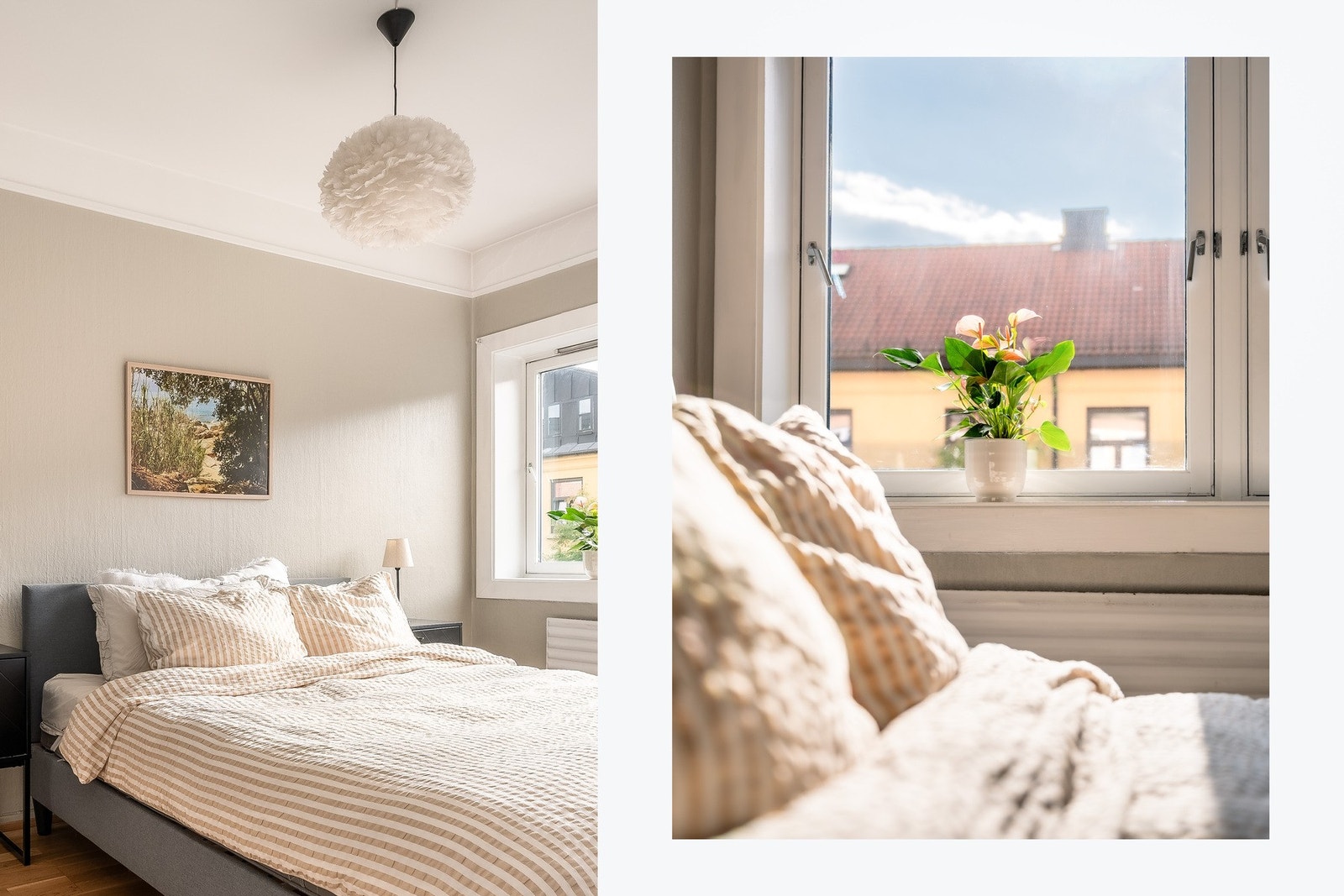 Soverommet vender ut mot rolig sidegate. Galleribilde