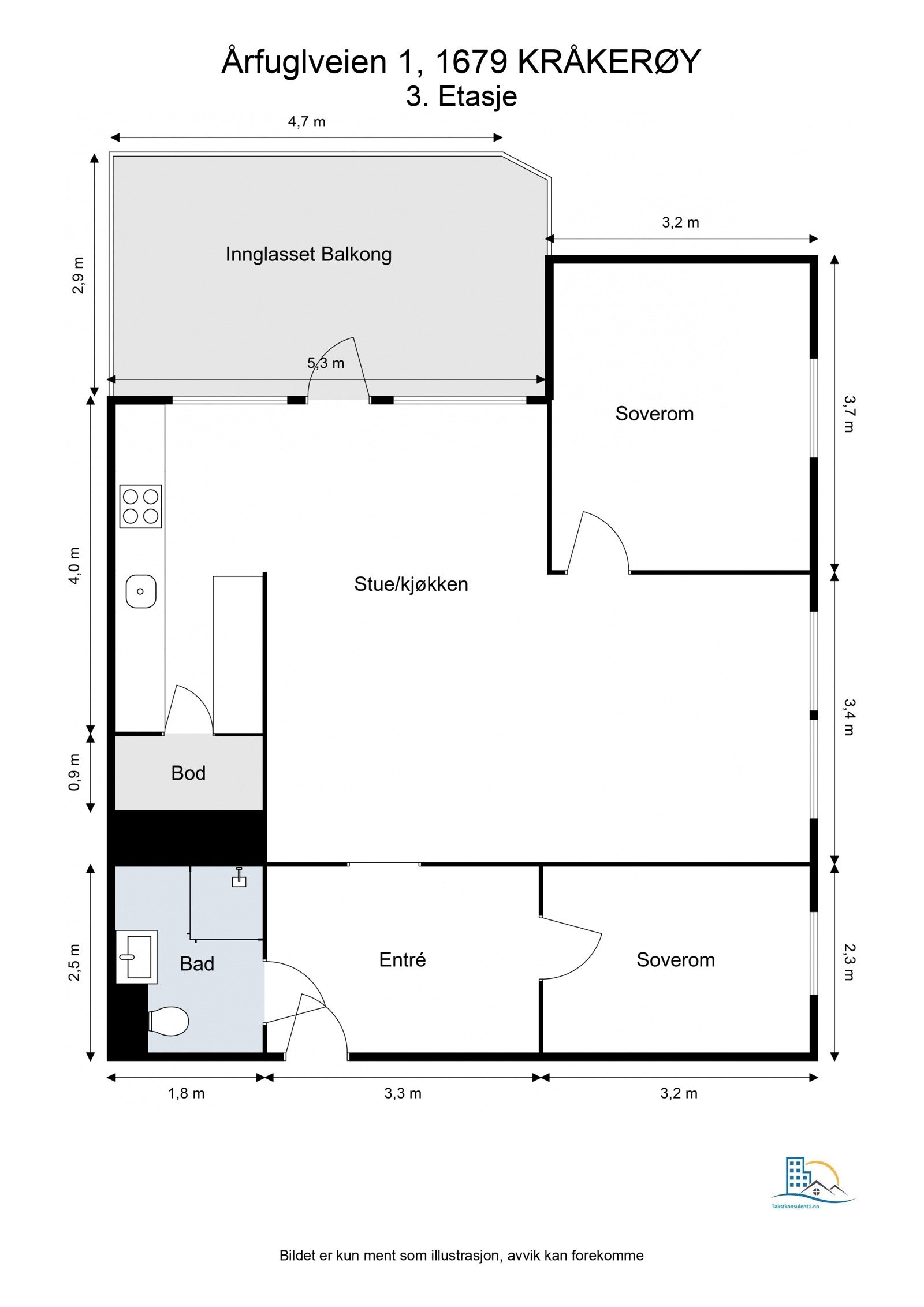 Plantegning Galleribilde