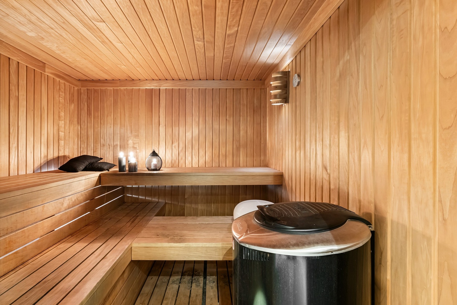 Badstuen er ypperlig for avslapping og restitusjon. Galleribilde