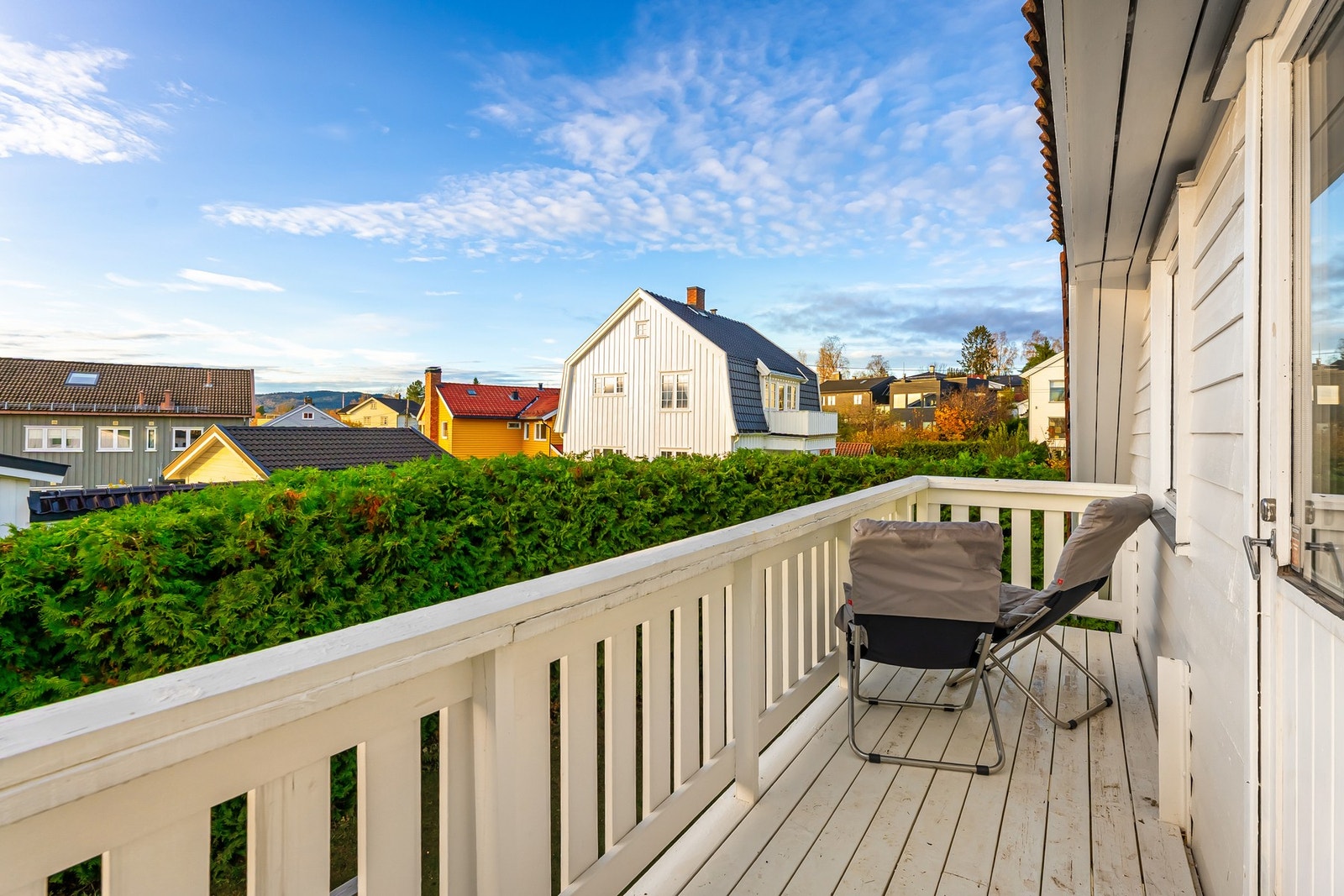 Verandaen er på ca. 8 m2. Galleribilde
