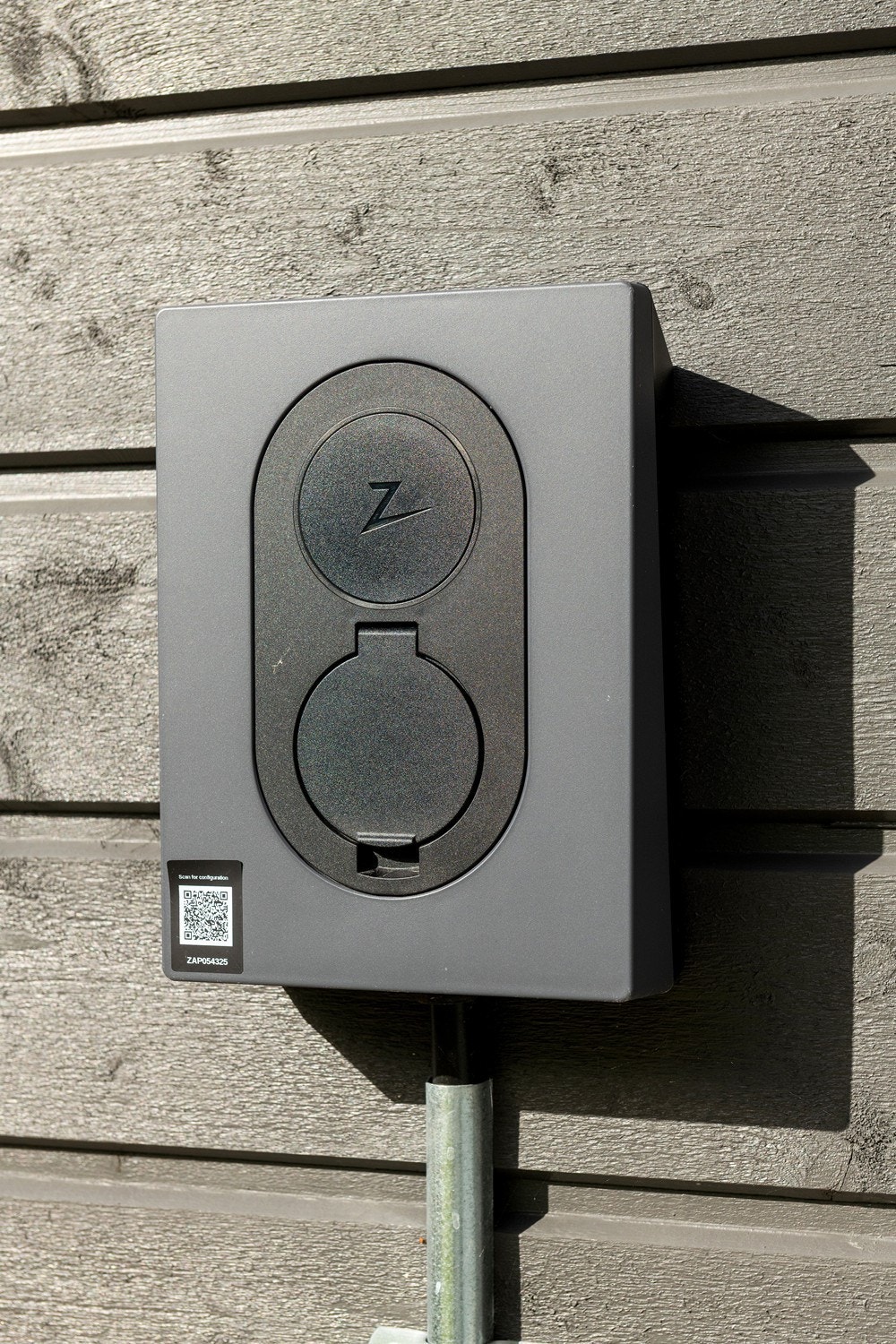 Det er montert elbillader i boligen Galleribilde