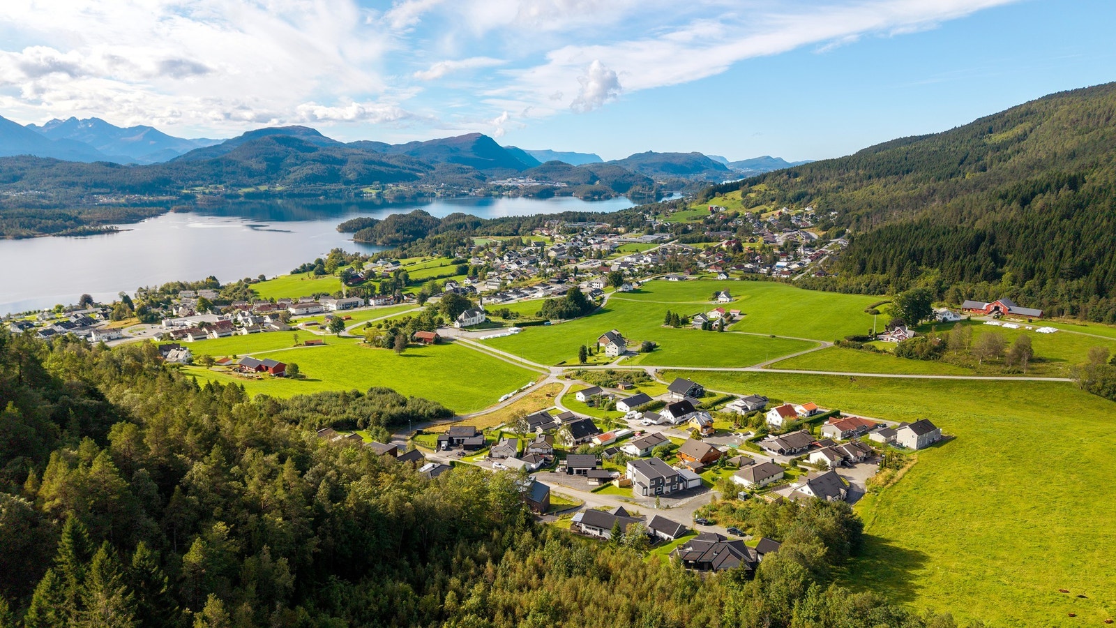 Dronefoto Galleribilde