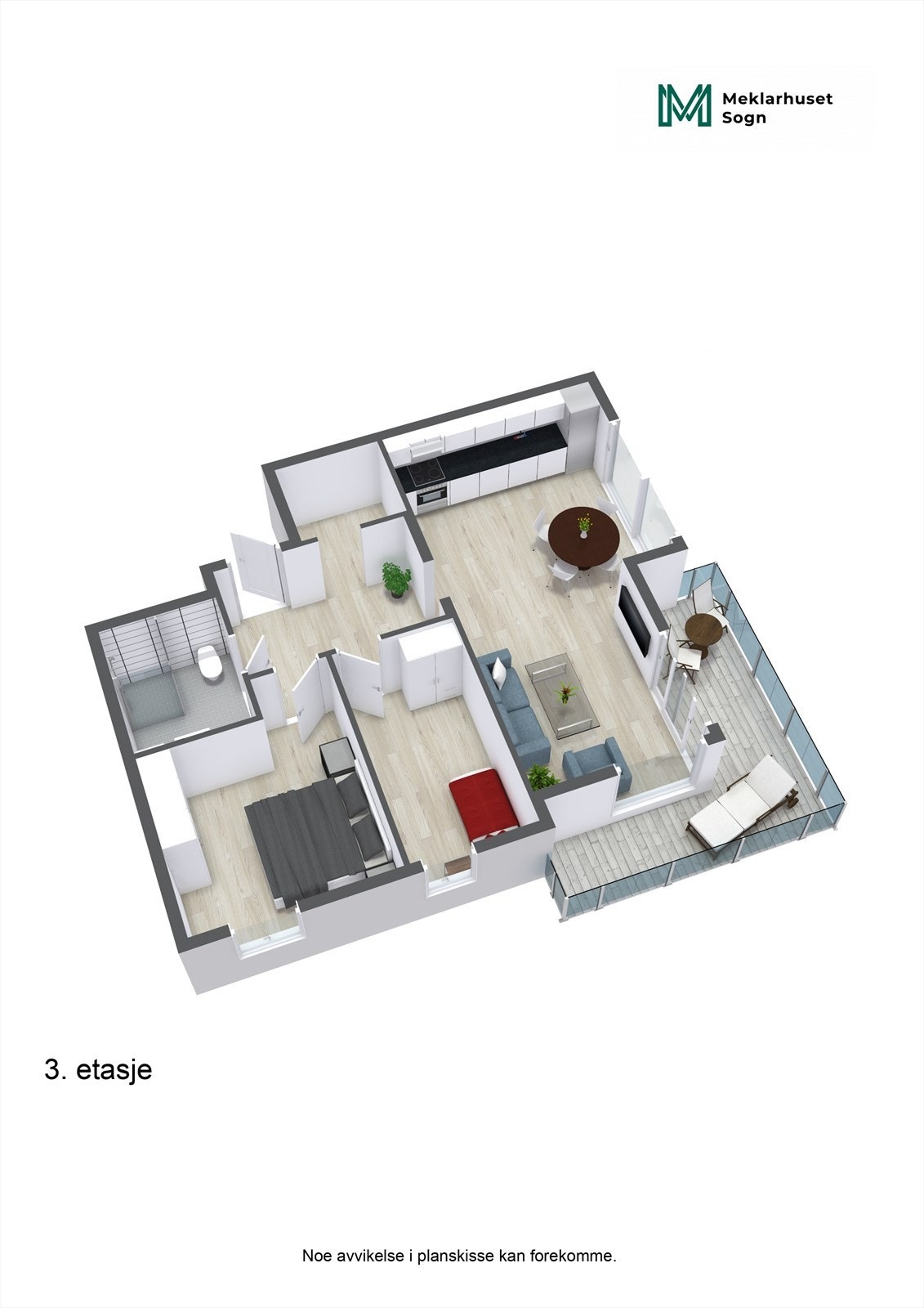 Planteikning 3D Galleribilde