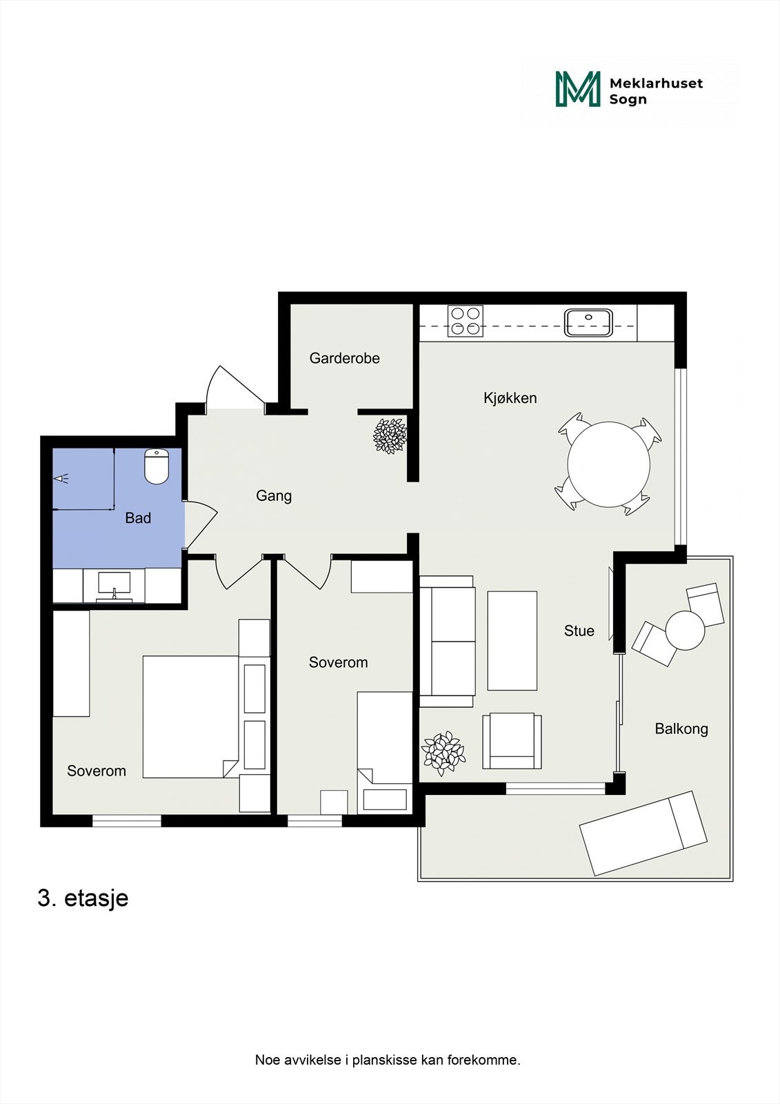 Planteikning Galleribilde