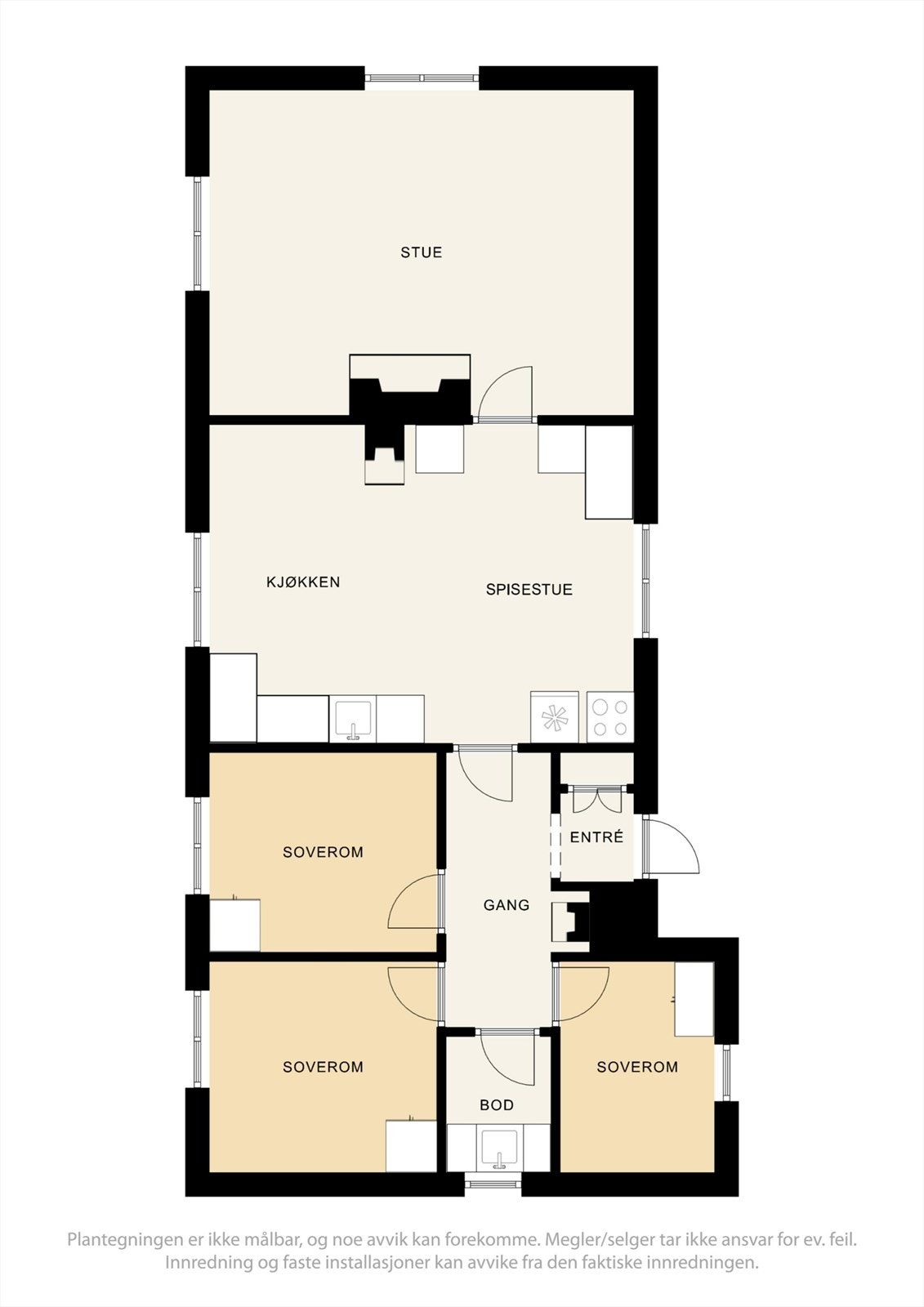 Plantegning Galleribilde