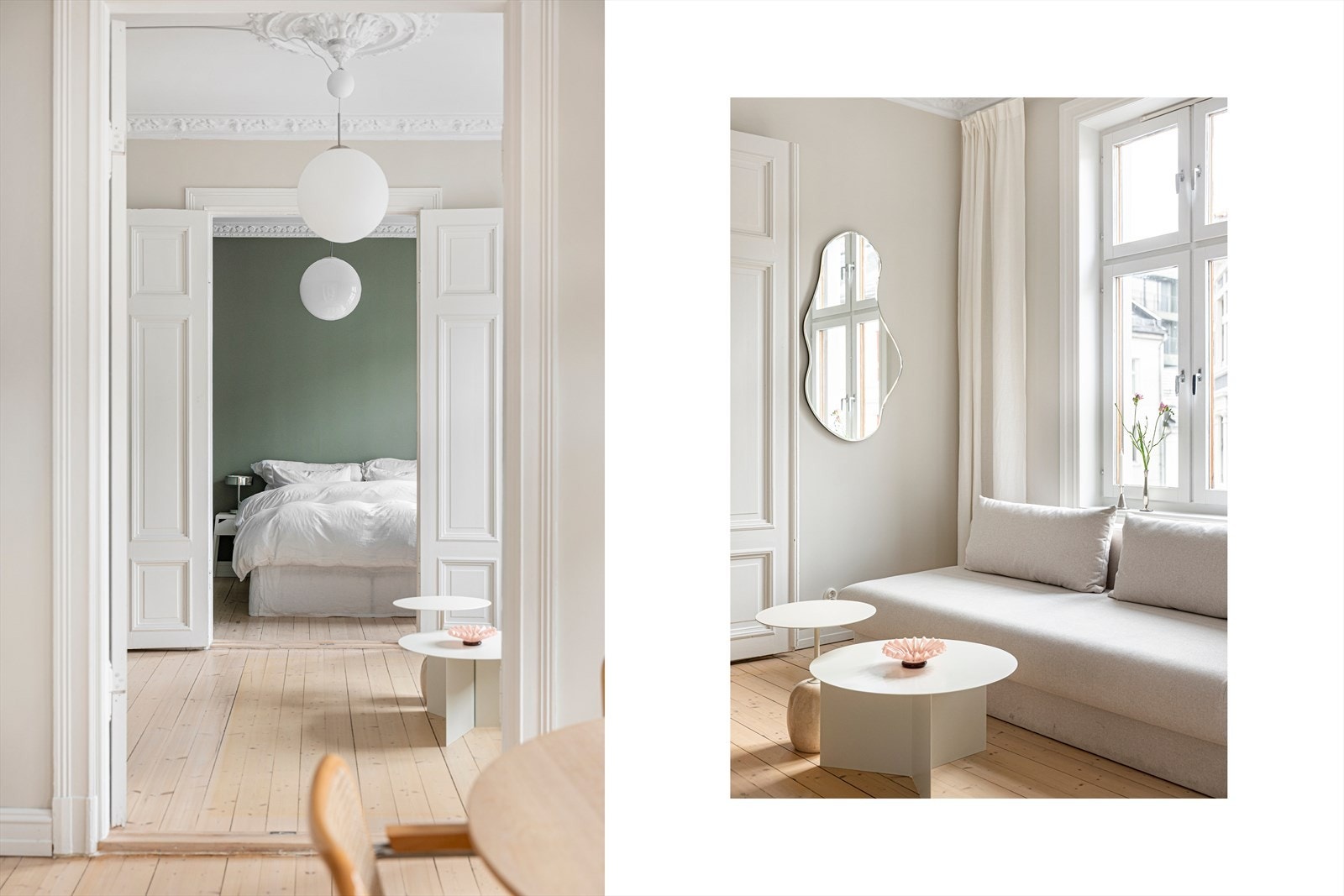 Stuen ligger sentralt i leiligheten og danner et naturlig samlingspunkt for både hverdag og sosiale sammenkomster. Galleribilde