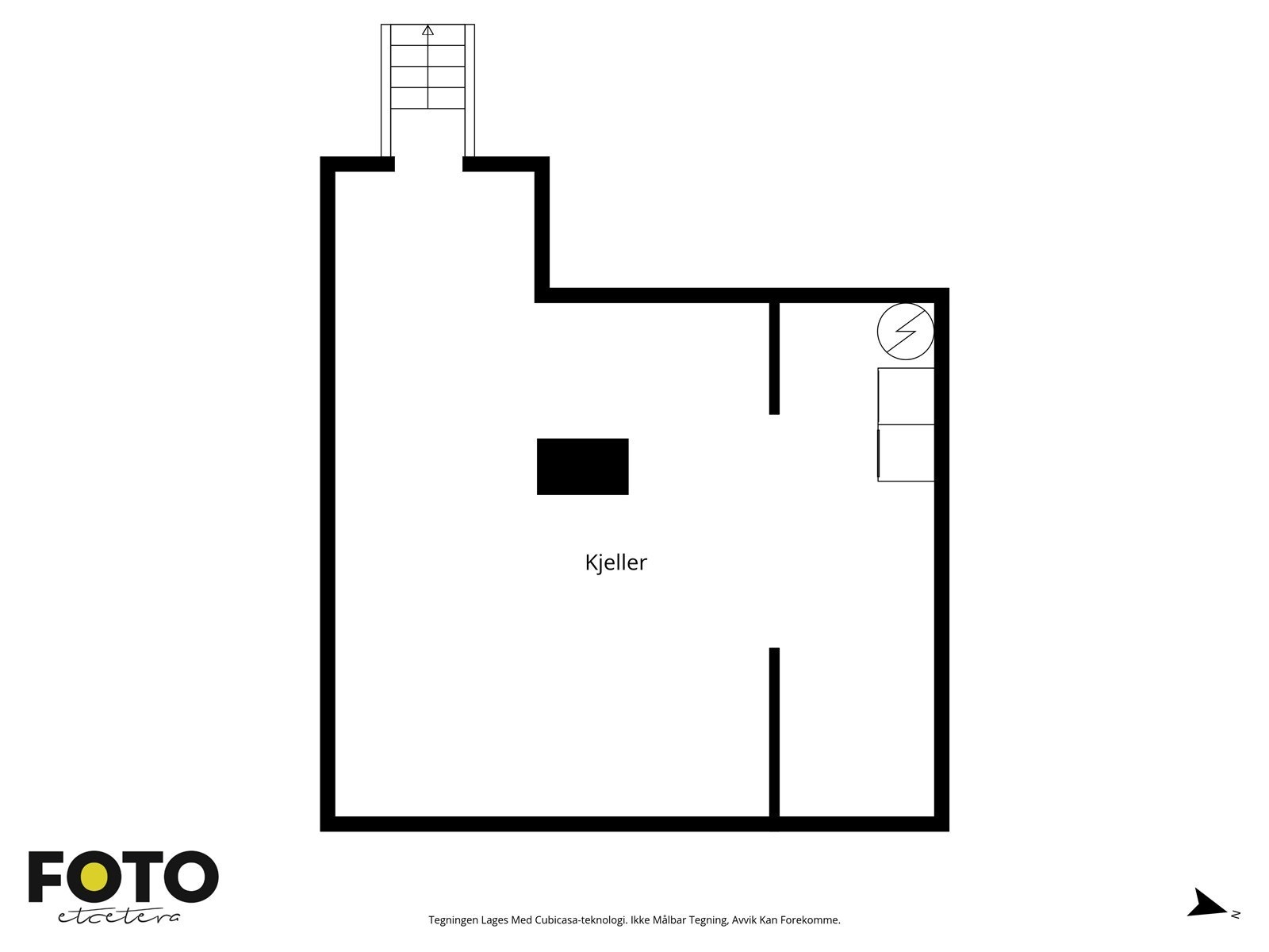 Veiledende planskisse kjeller. Ikke målbar Galleribilde