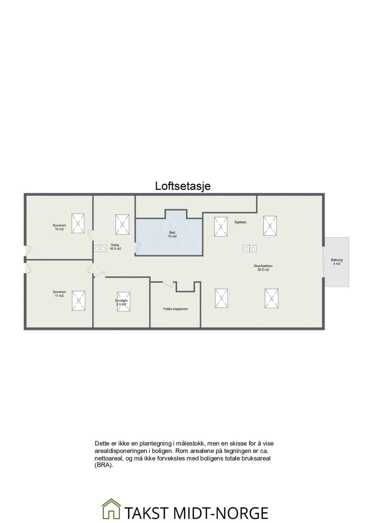 Plantegning Galleribilde