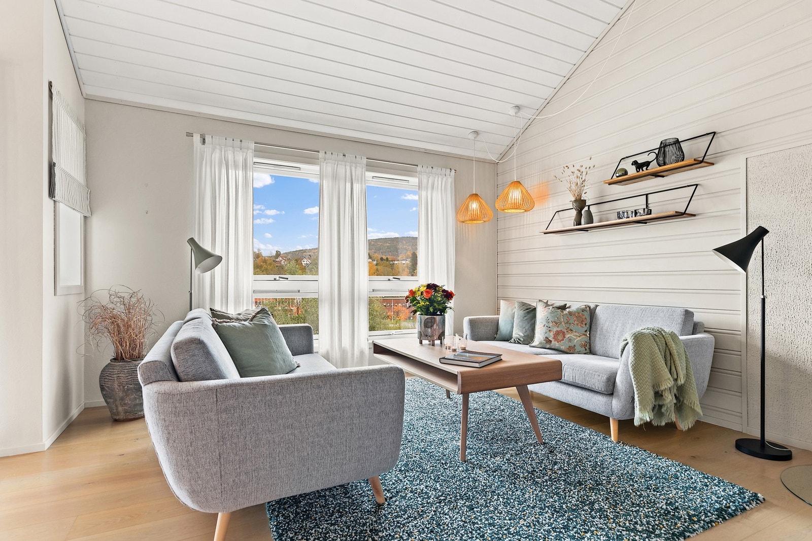 Romslig stue Galleribilde