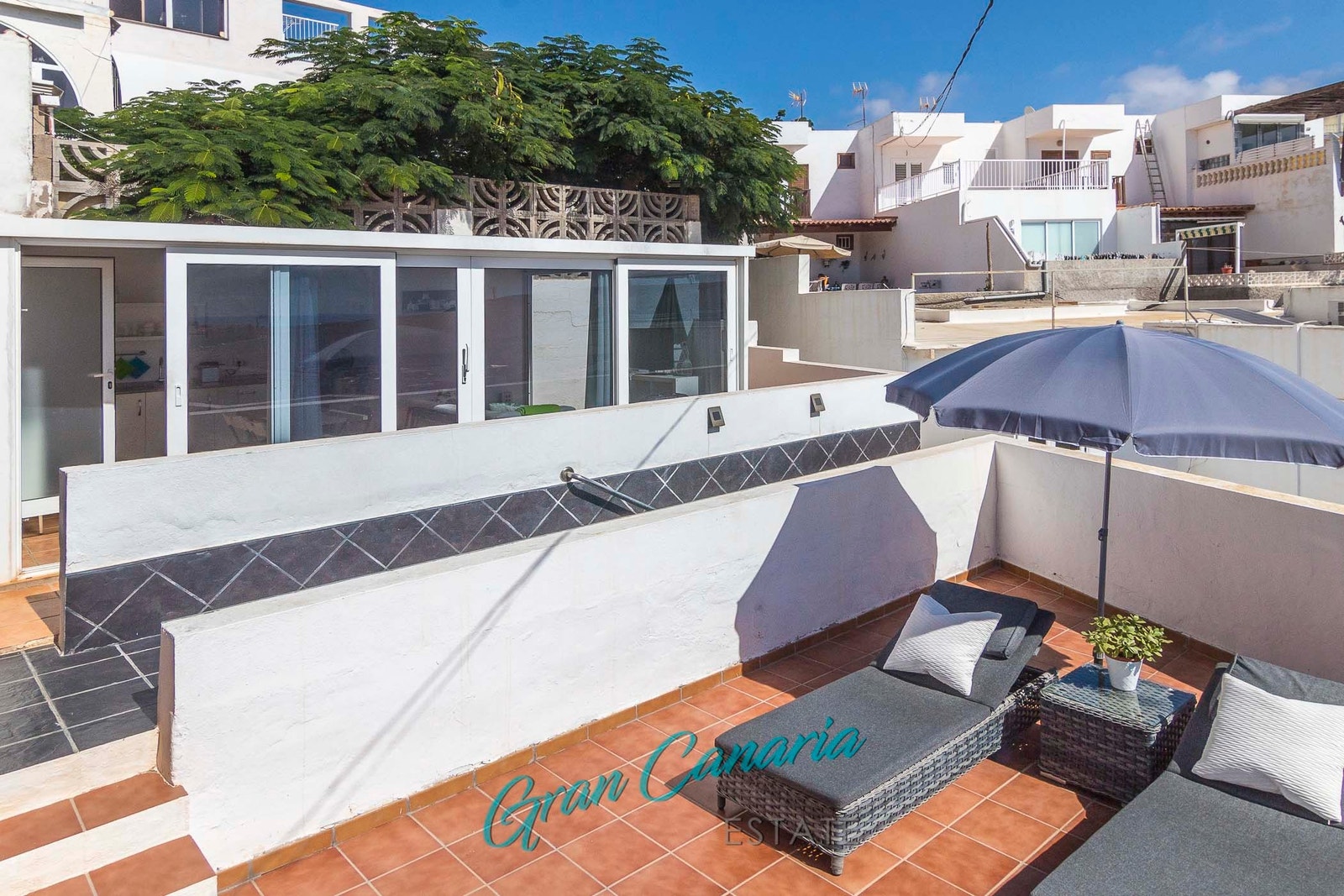 Gjesteanneks sett fra hovedhuset Galleribilde