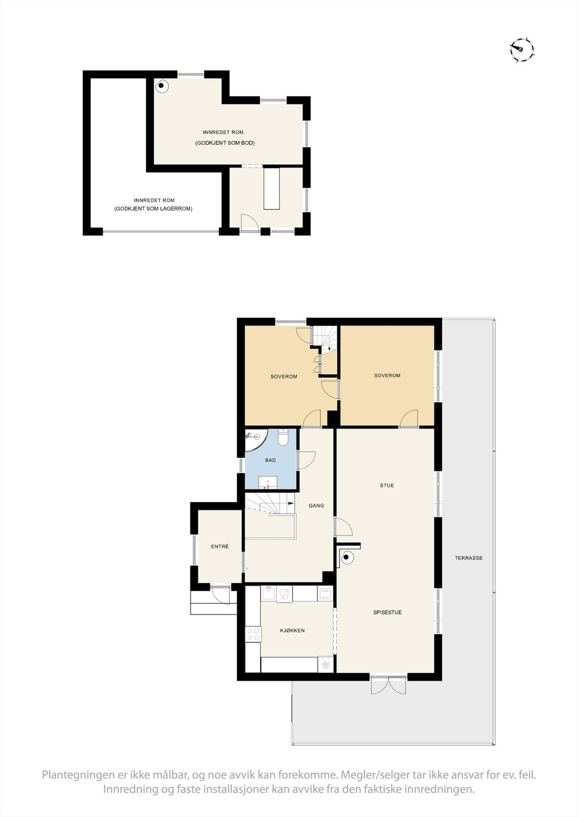 Plantegning 1. etasje. Galleribilde