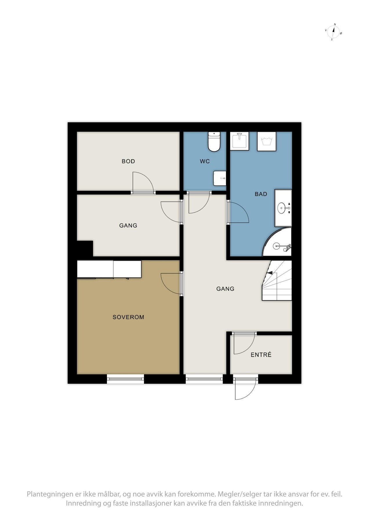 Plantegning sokkel utleiedel Galleribilde