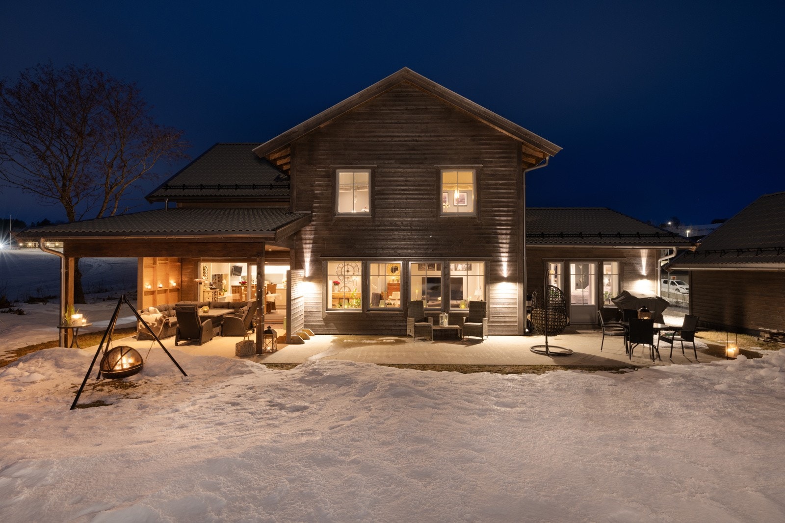 Dette er en eiendom som er hyggelig året rundt. Galleribilde