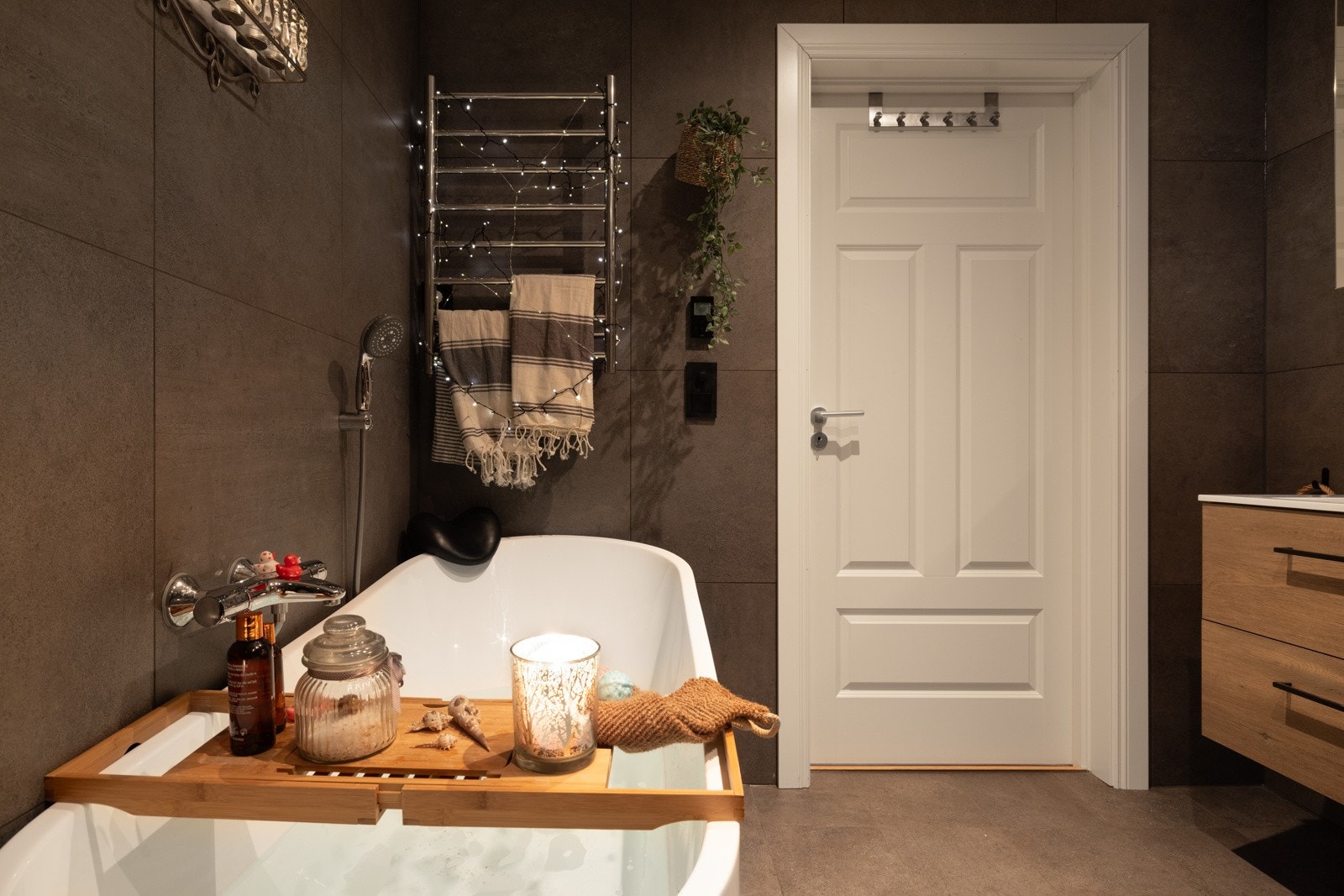 Her kan du avslutte dagen med et deilig bad. Galleribilde