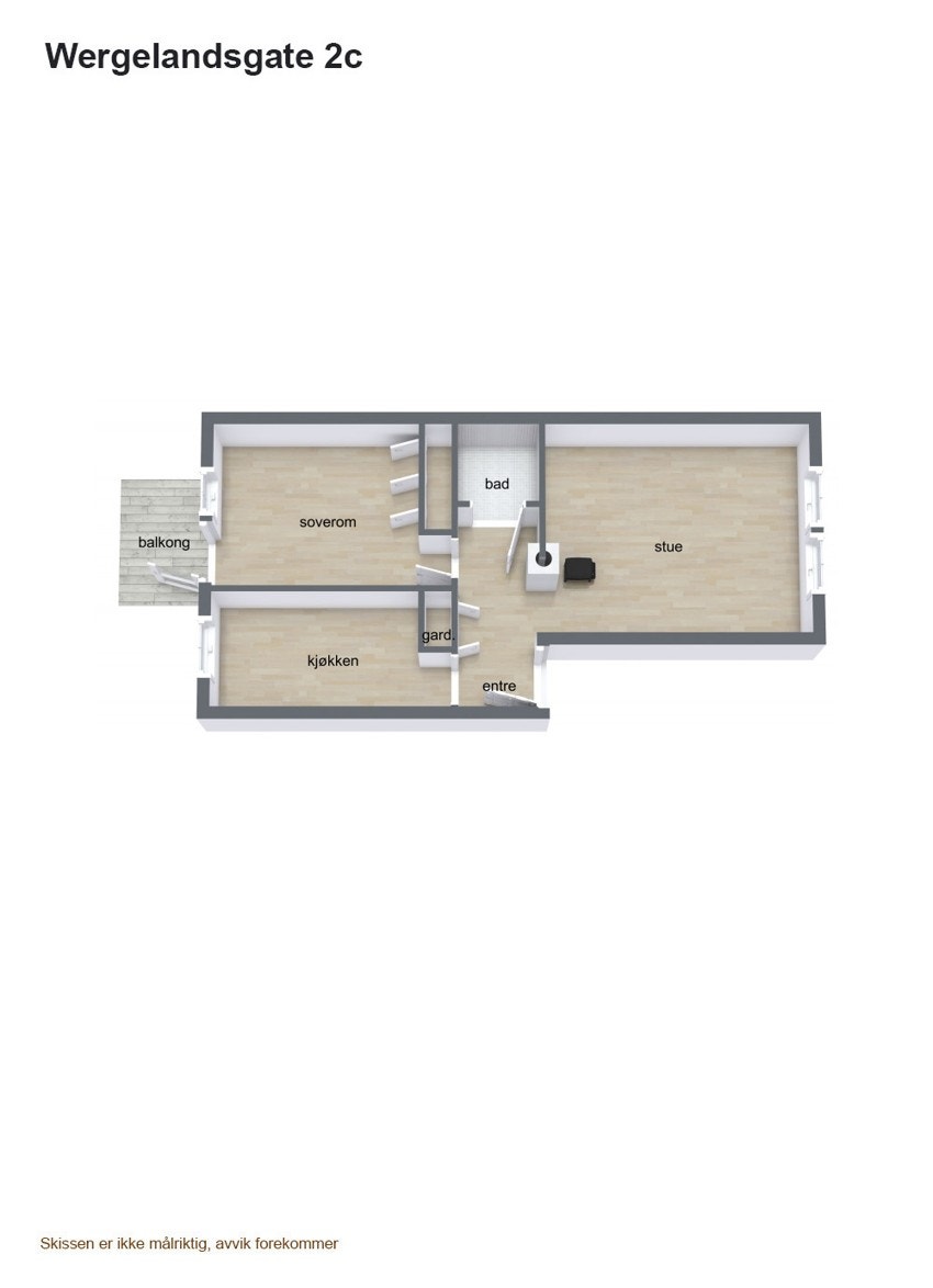 Plantegning Galleribilde