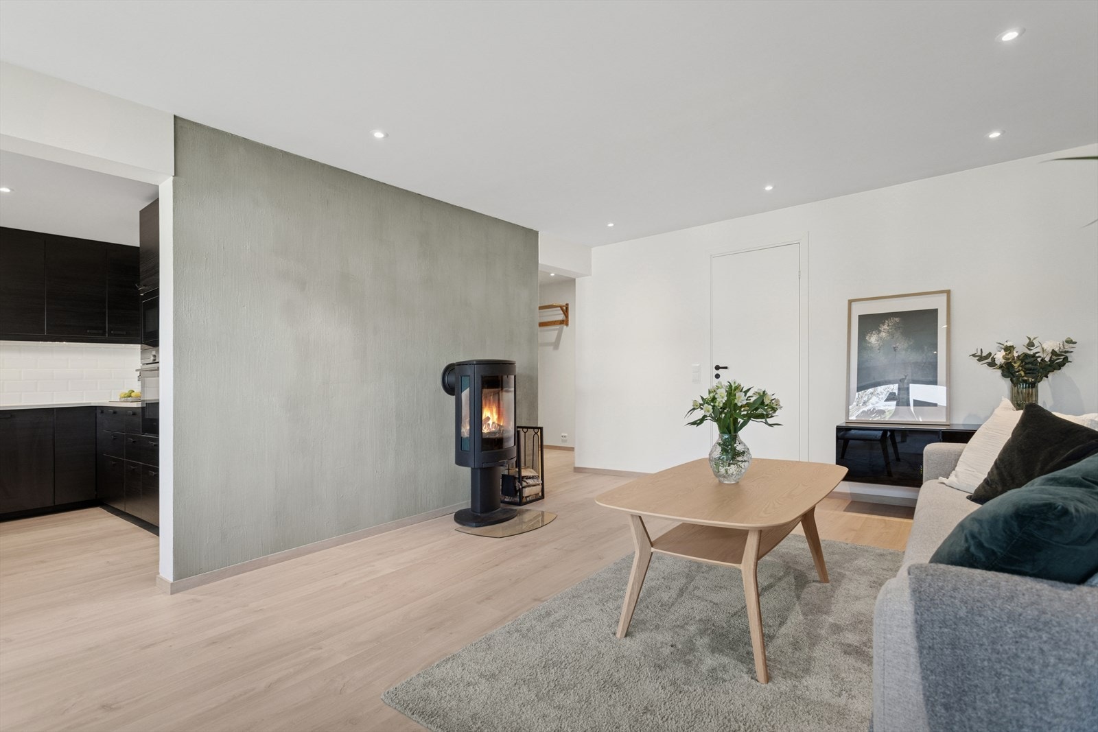 Vedovnen gir god stemning og bidrar til lave og forutsigbare oppvarmingskostnader. Galleribilde