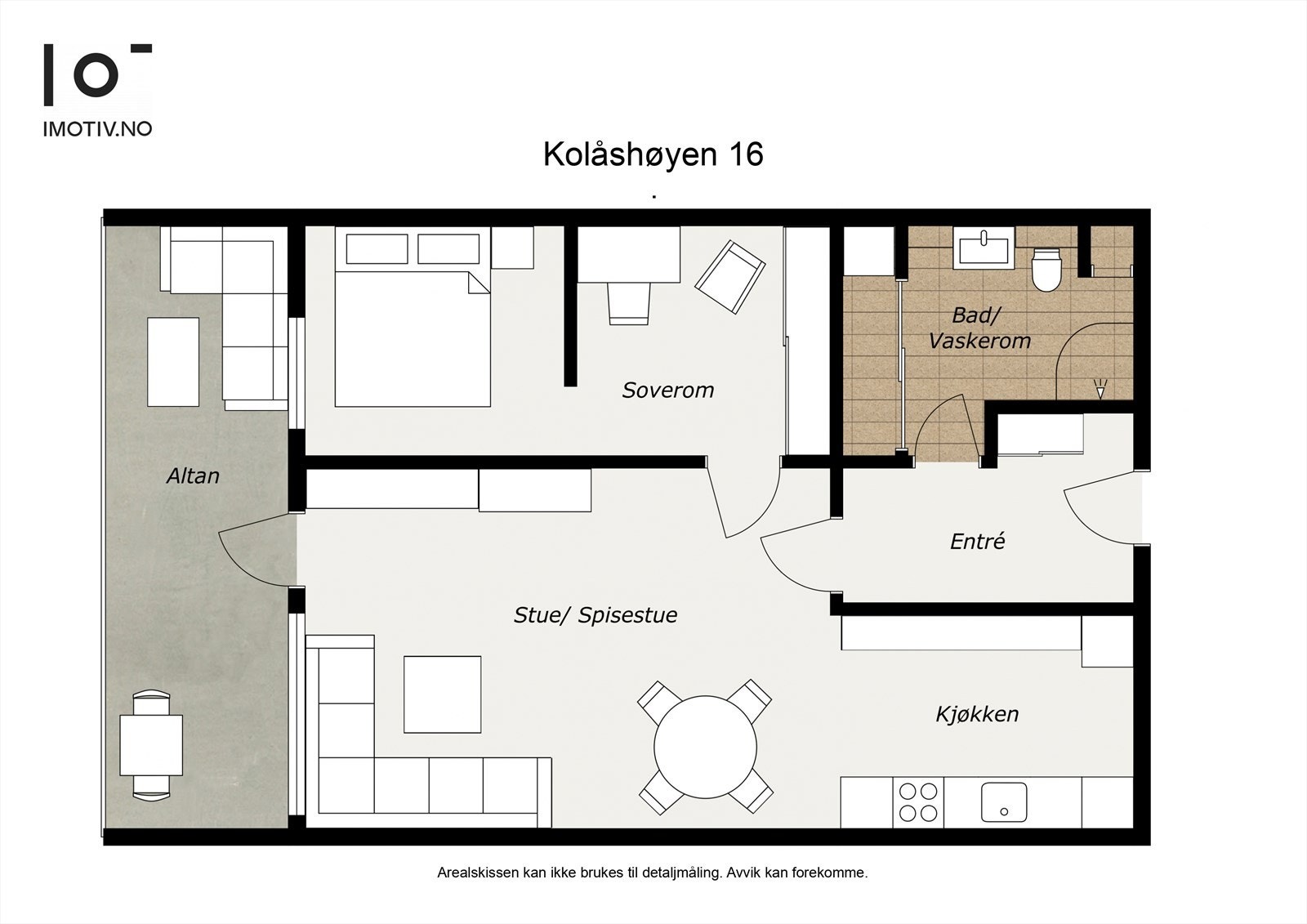 - Plantegning, i tillegg disponerer leiligheten to eksterne boder - Galleribilde