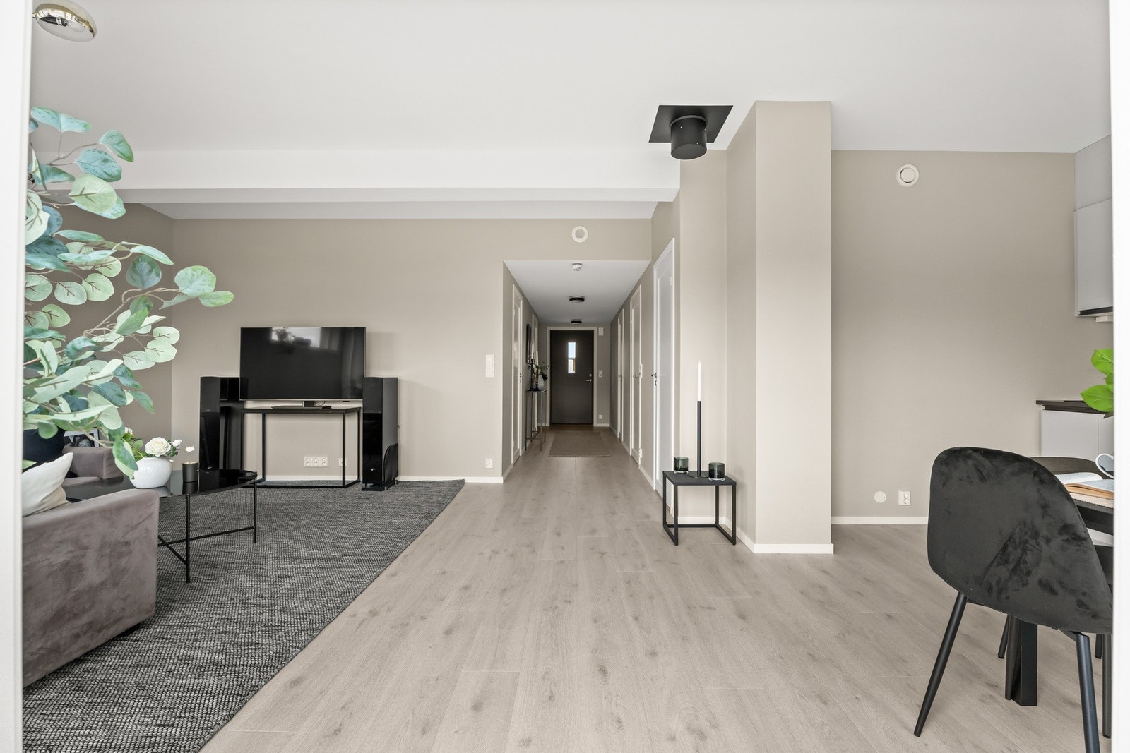 I stuen er det mulighet for tilkobling av ildsted. Galleribilde