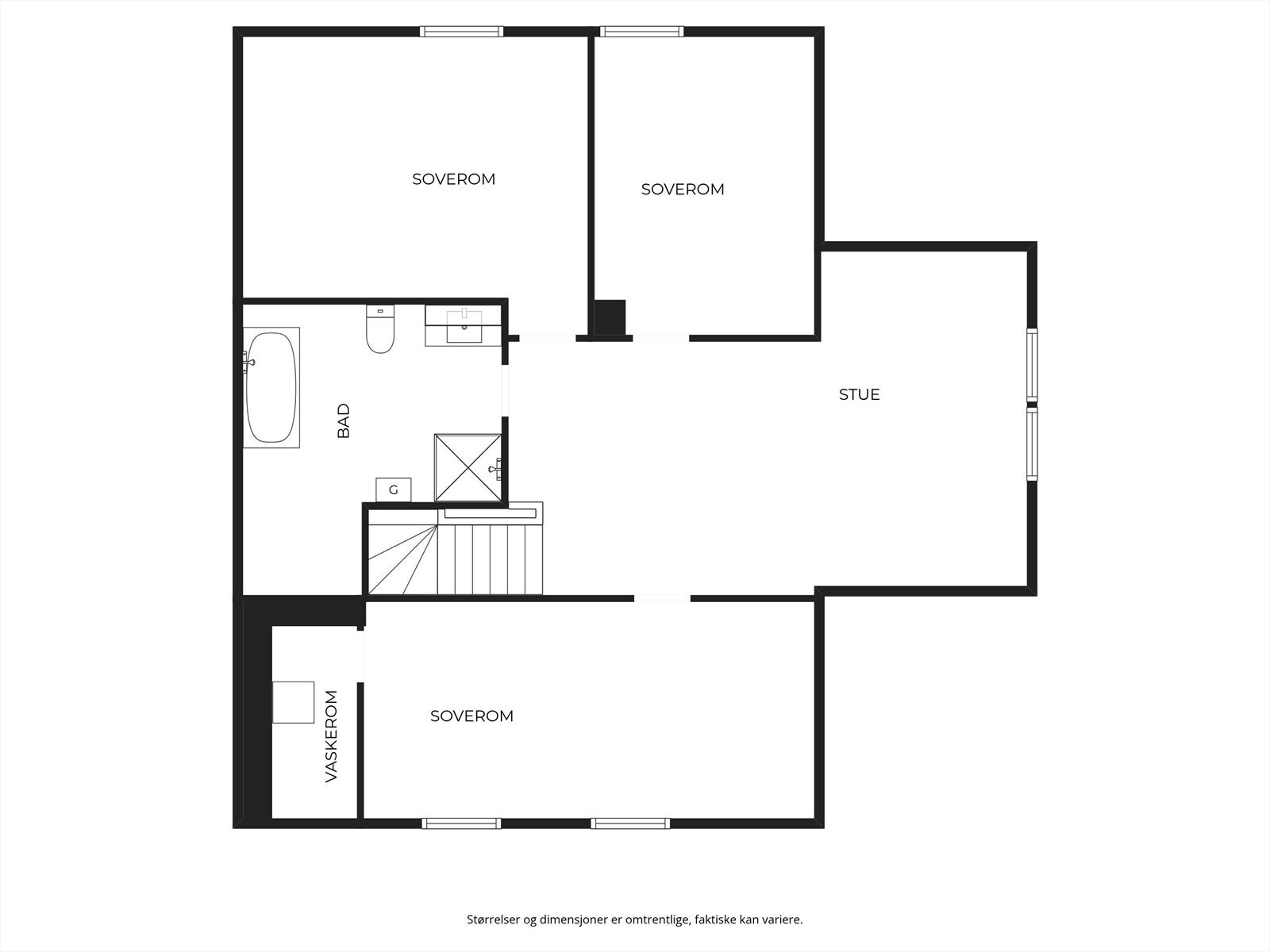 Plantegning 2.etg. Galleribilde