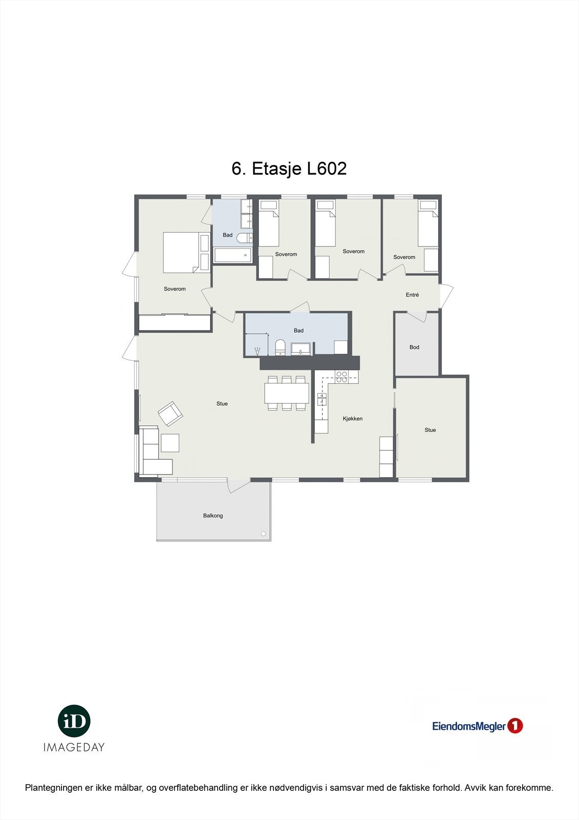 Alternativ planløsning. Galleribilde