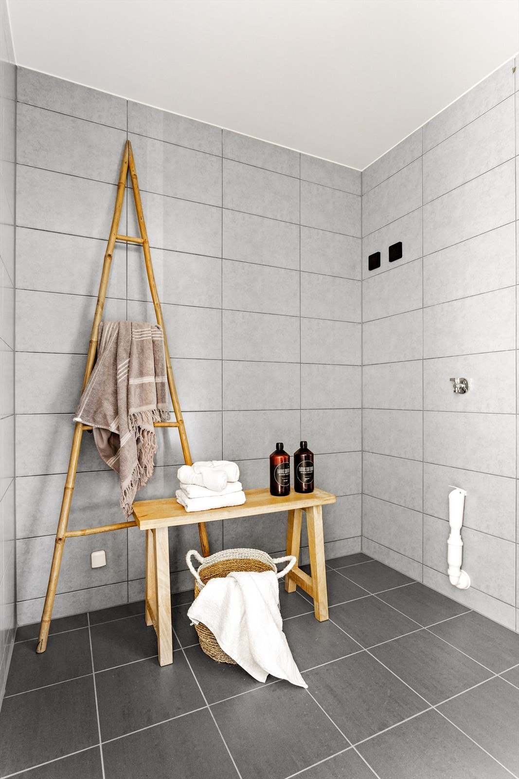 Her er det opplegg for vaskemaskin og tørketrommel. Galleribilde