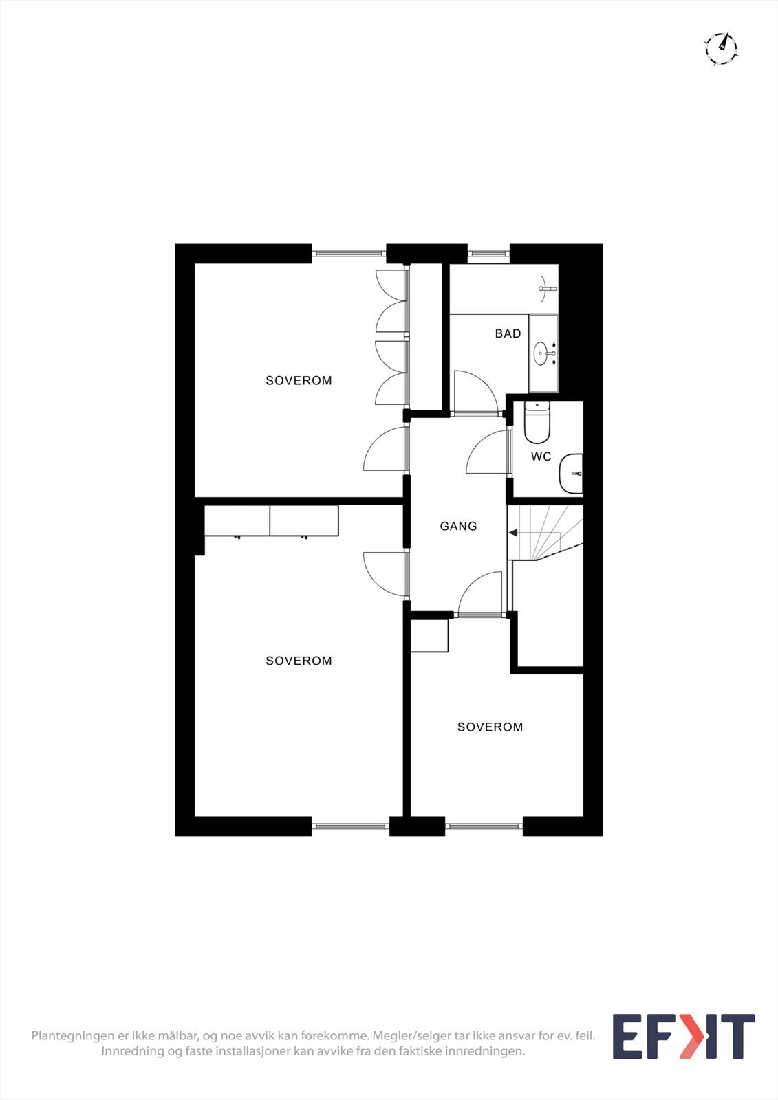 Plantegning 2. etasje Galleribilde