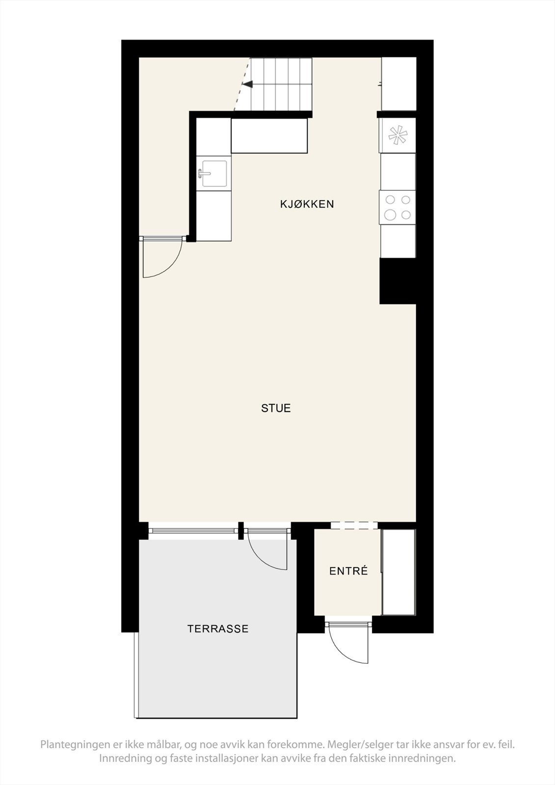 Plantegning 1. etasje. Galleribilde