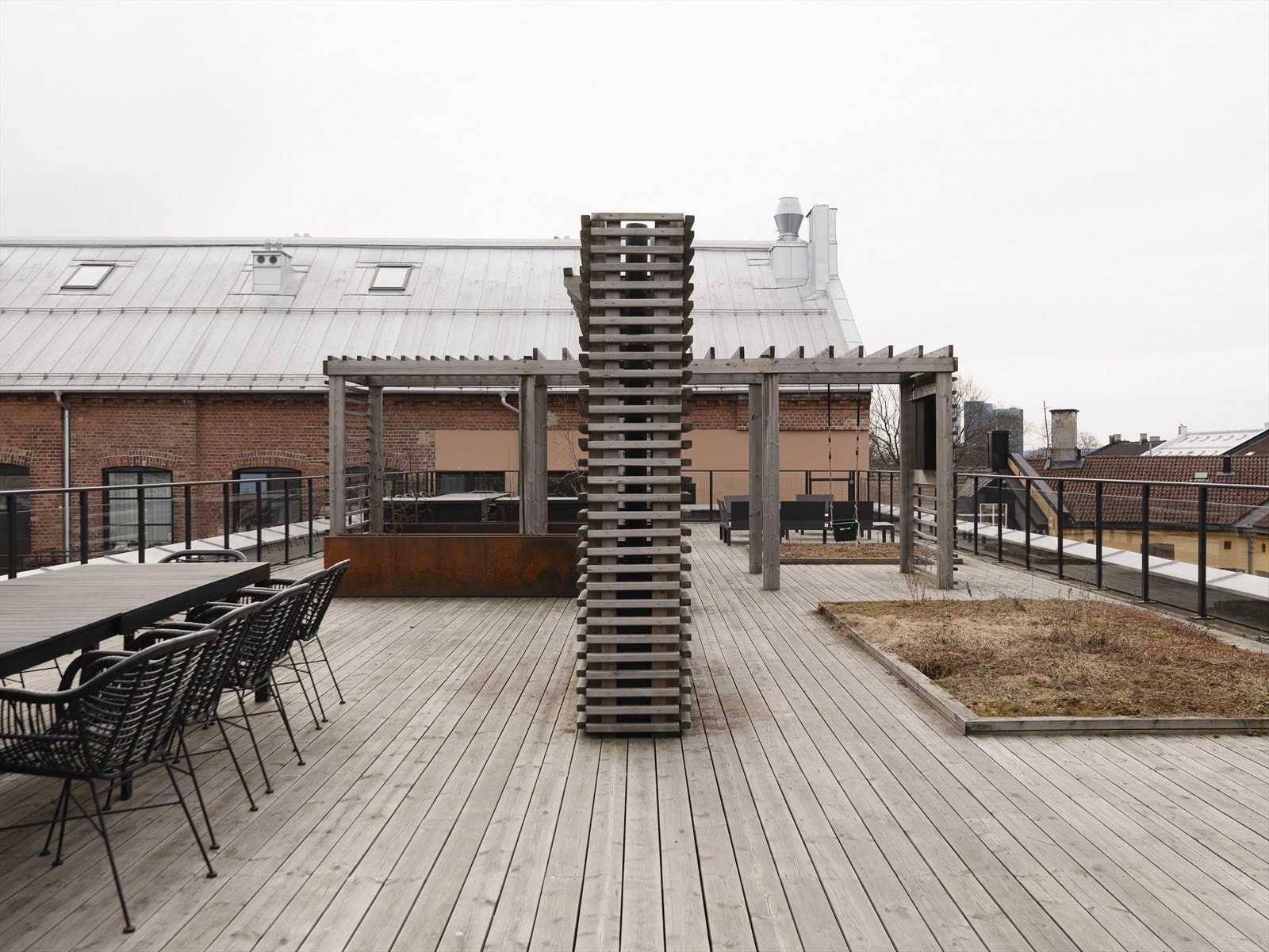 Takterrasse nummer to kan også by på meget gode solforhold. Galleribilde