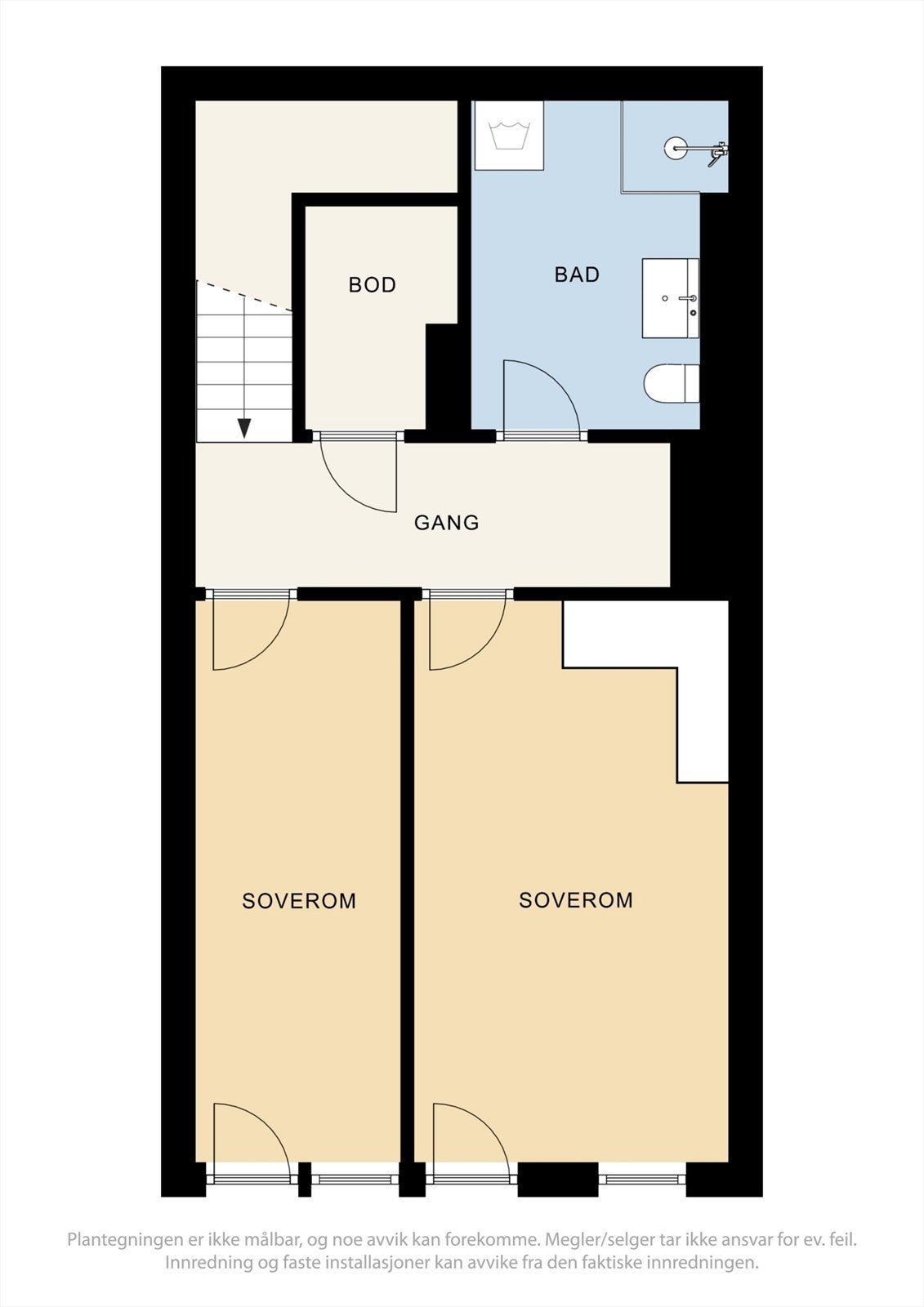 Plantegning 2. etasje. Galleribilde
