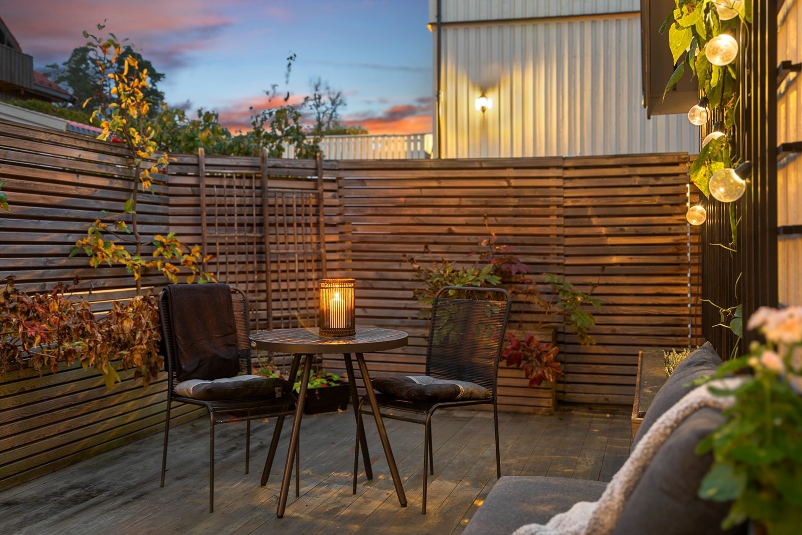 Boligen har flere hyggelige uteplasser. Galleribilde