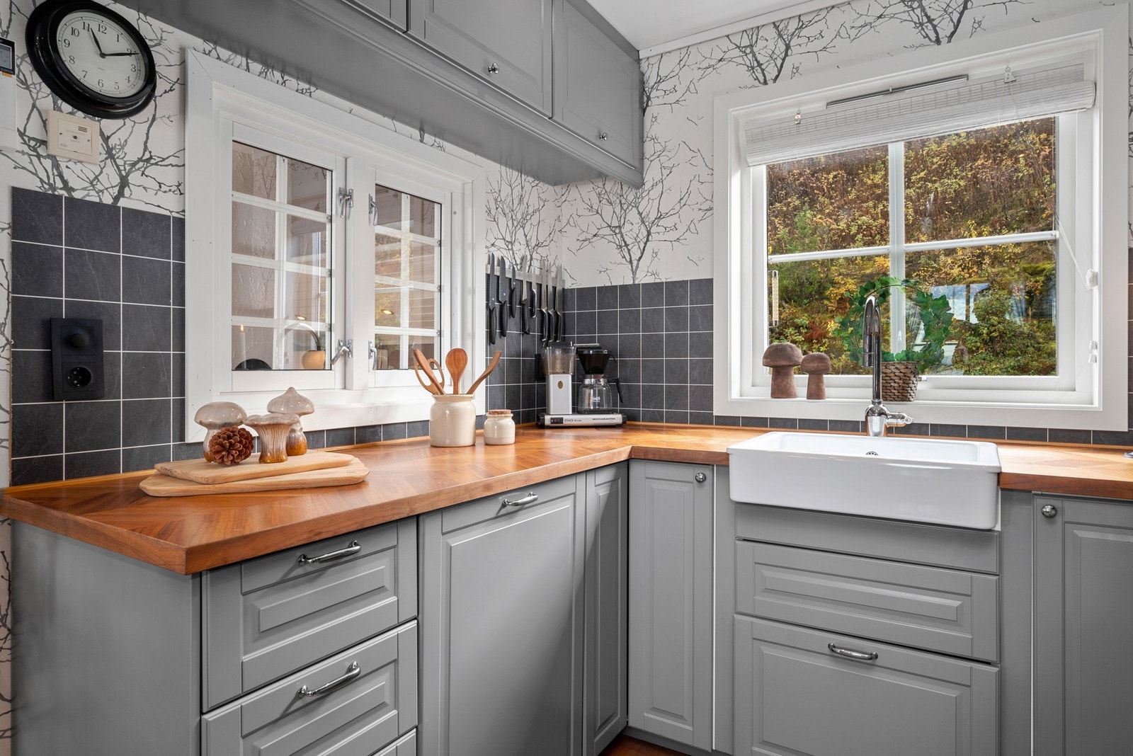 Innredning og hvitevarer er fra IKEA. Galleribilde