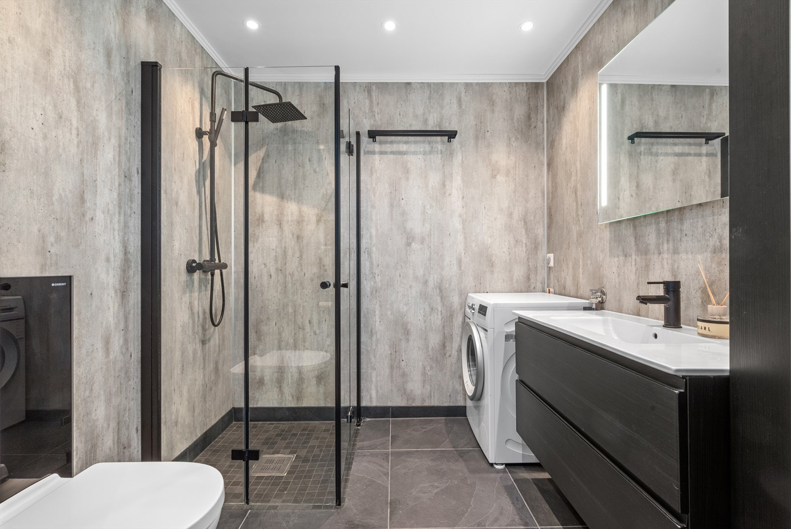 Fint og moderne bad Galleribilde