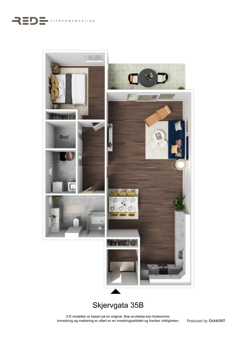 Plantegning Galleribilde