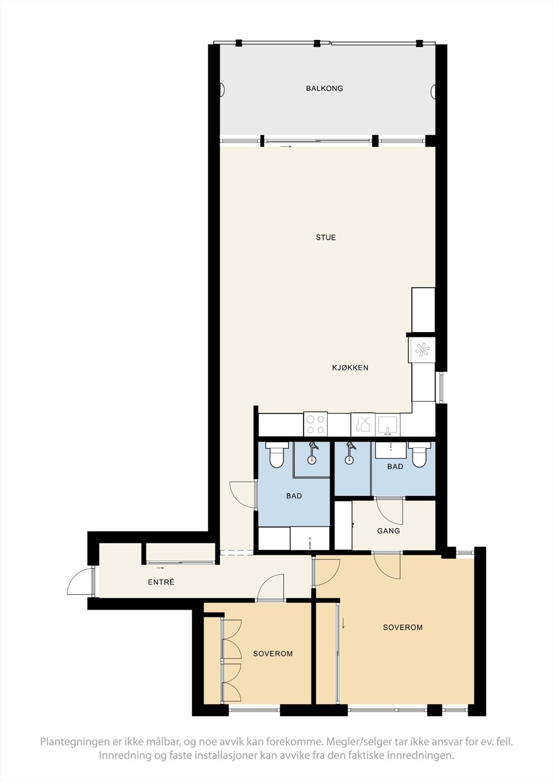 Plantegning. Galleribilde