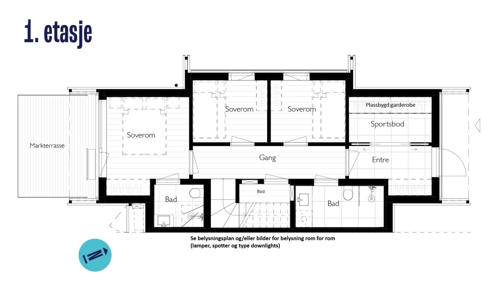 Plantegning Galleribilde