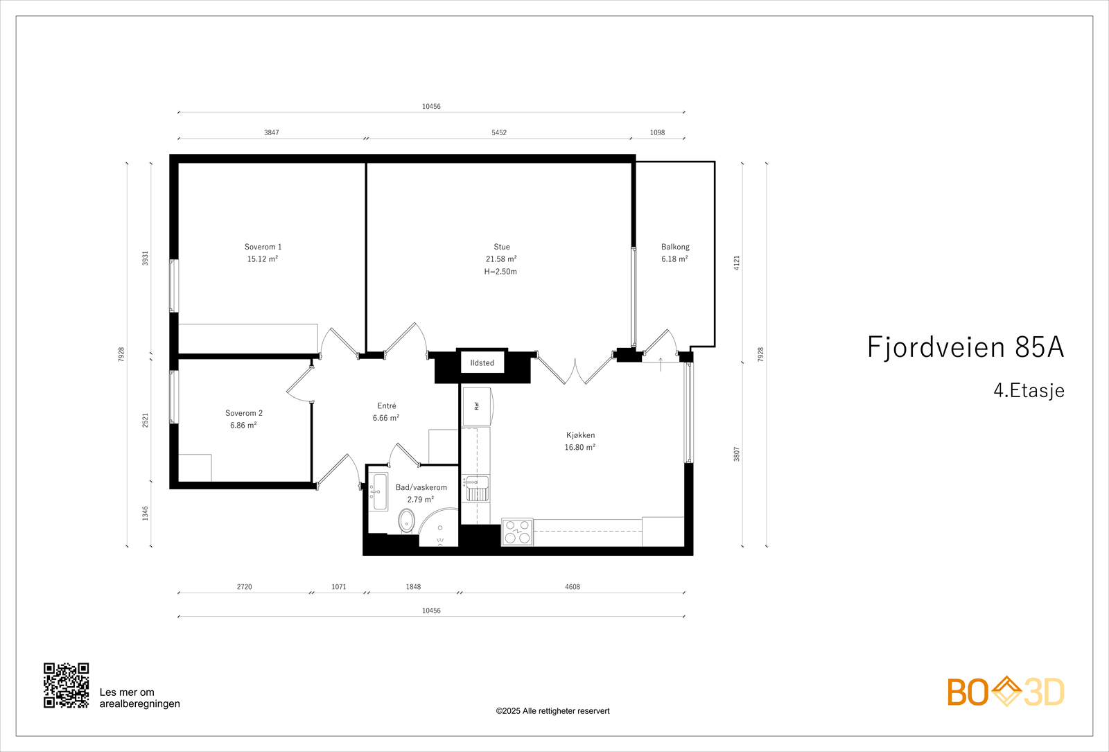 Plantegning 4.etasje. Galleribilde