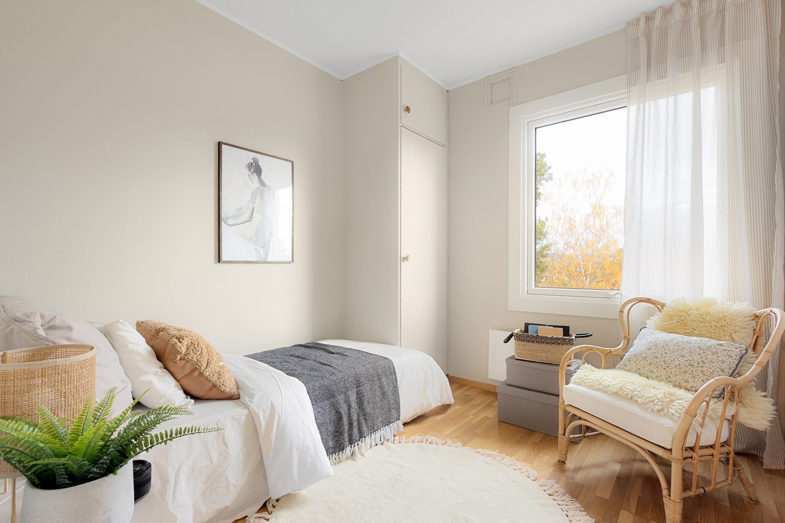 Soverom nr. 2 passer perfekt til barnerom, gjesterom eller kontor. Galleribilde