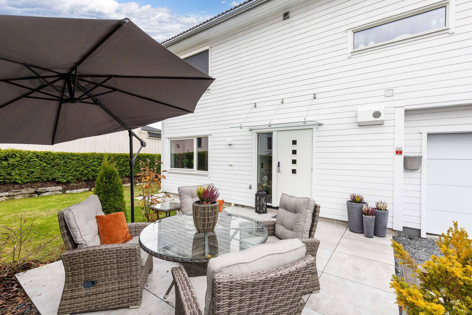 Her kan solen nytes fra morgningen og utover dagen. Galleribilde