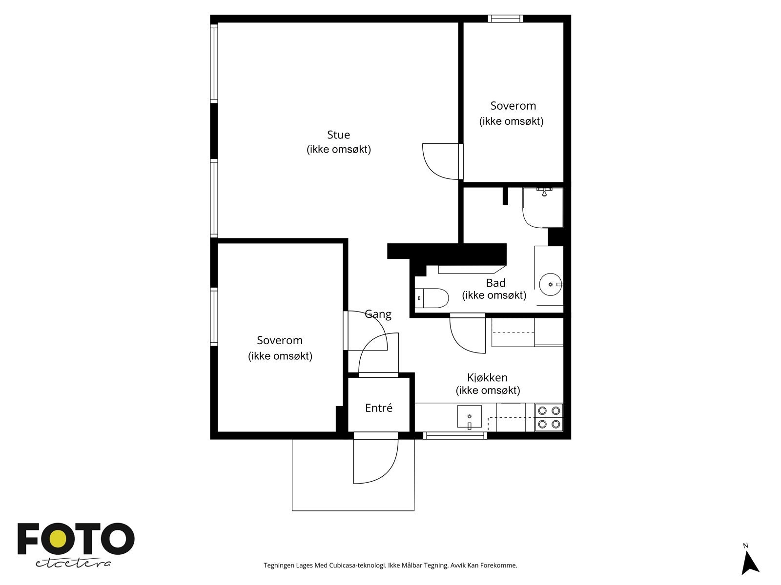 Kjelleretasje. Merk at denne ikke er omsøkt til rom for varig opphold. Galleribilde