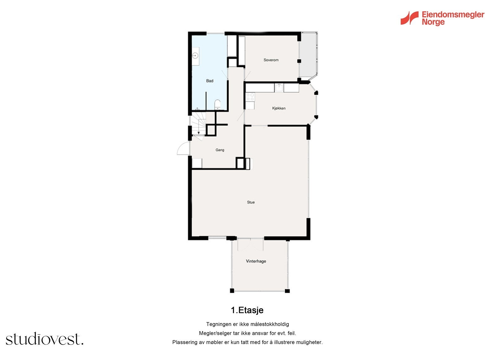 Planløsning 1.etasje Galleribilde