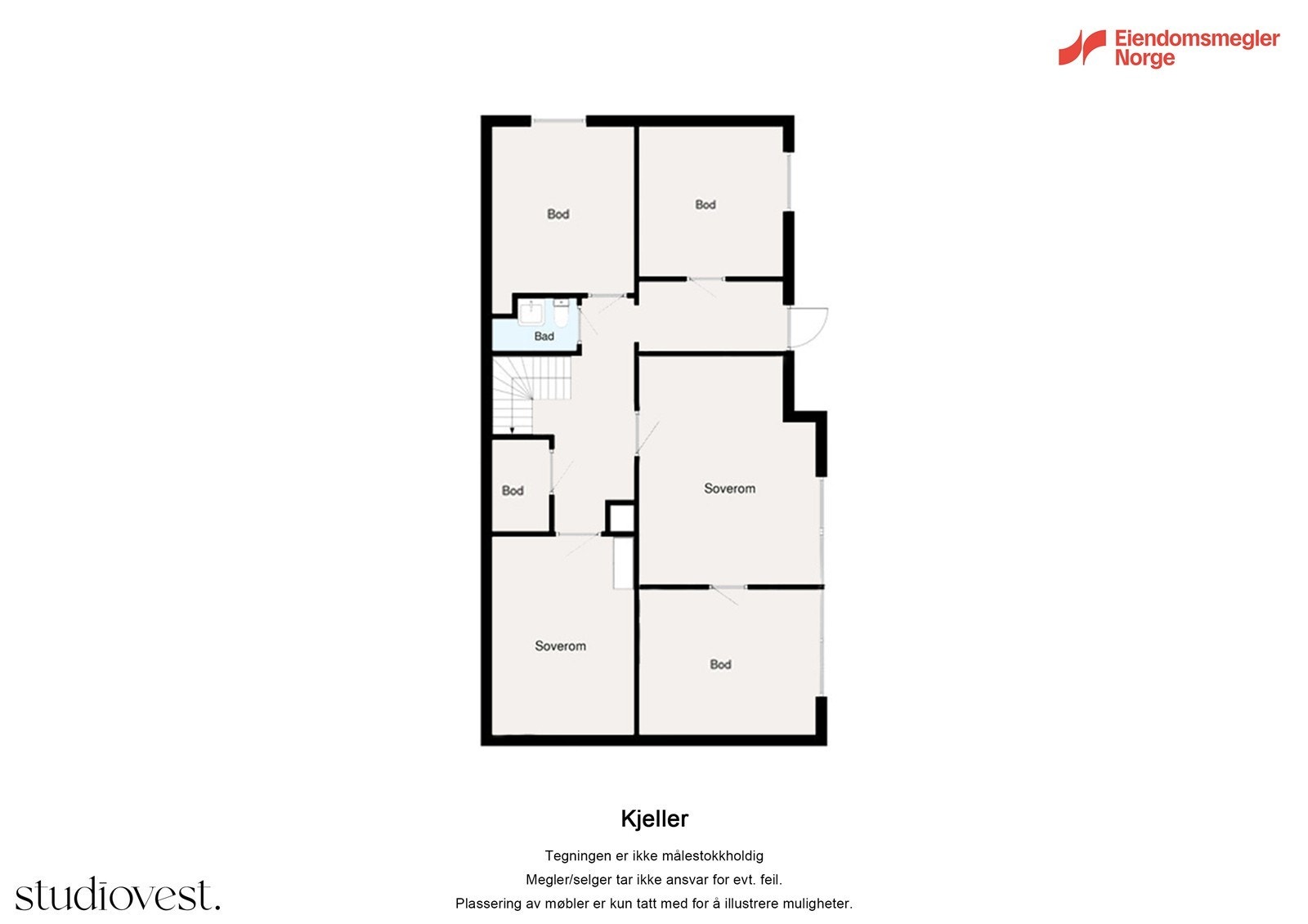 Plantegning u.etasje Galleribilde