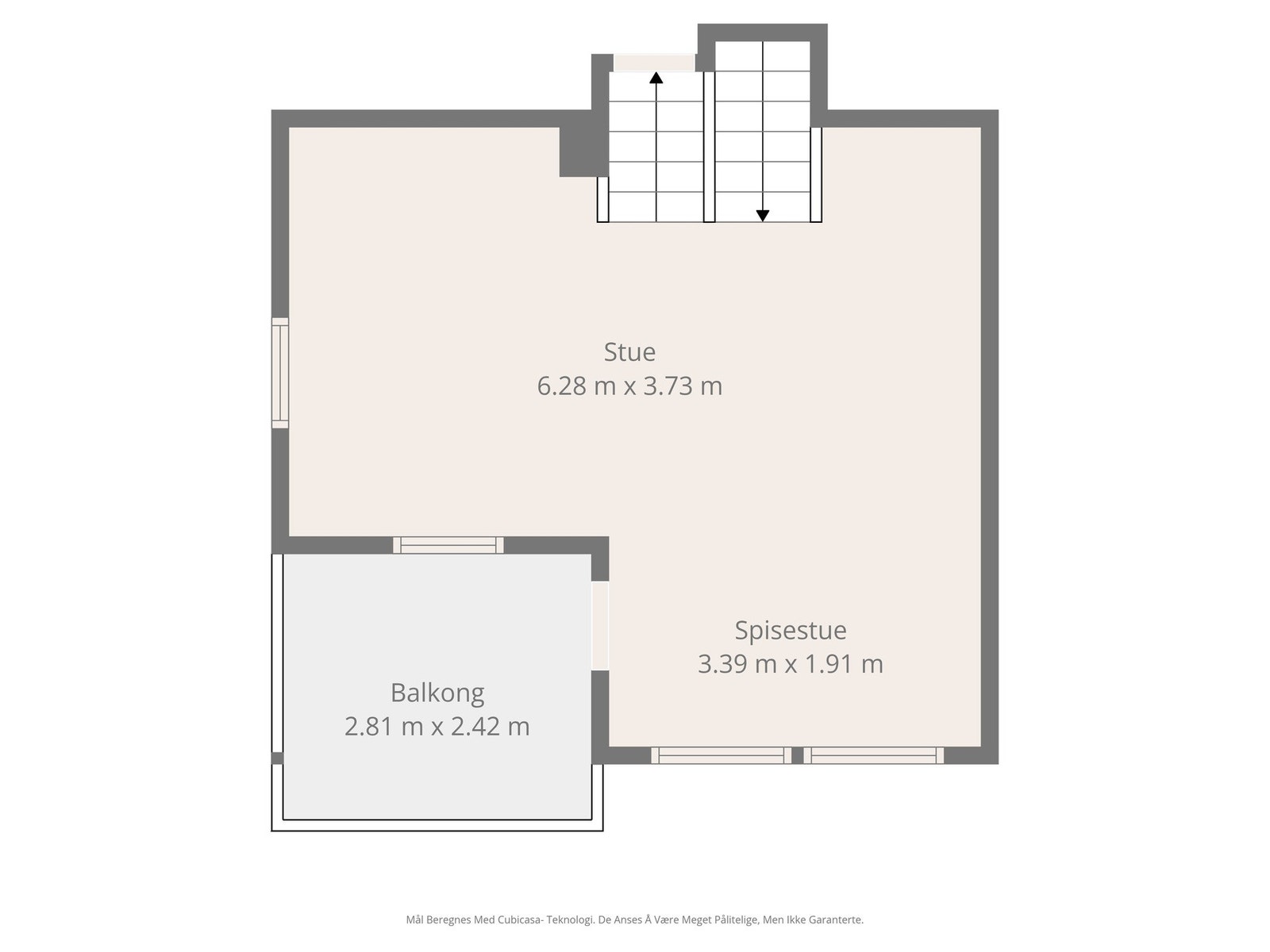 Plantegning 3. plan Galleribilde