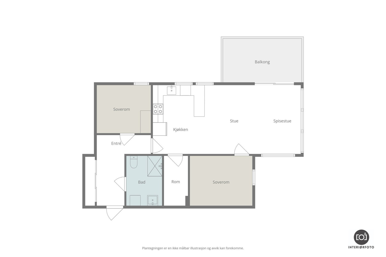 Plantegning Galleribilde