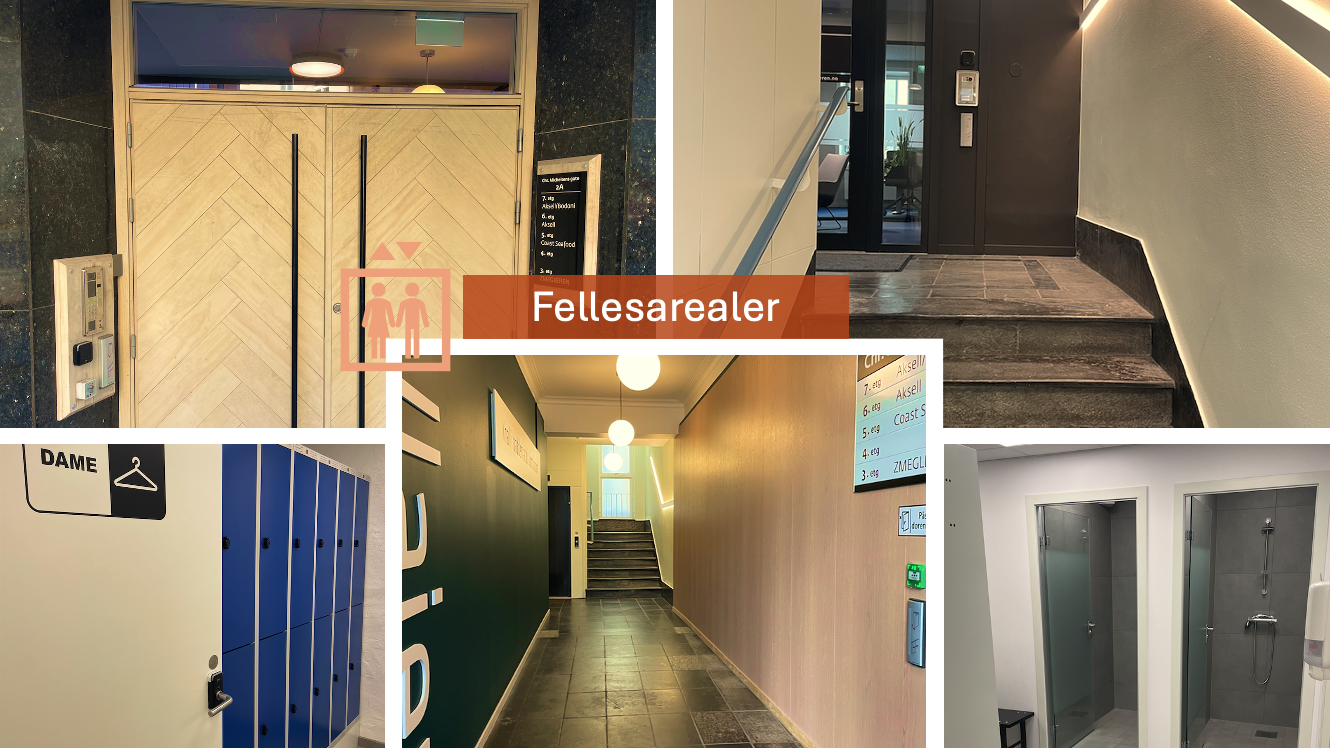 Moderne og representative fellesarealer Galleribilde