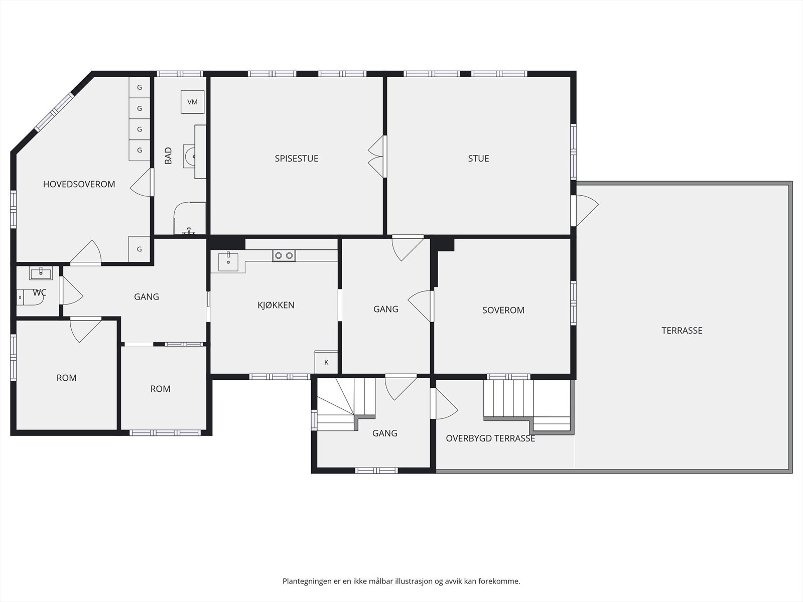 Plantegning 2.etasje. Galleribilde