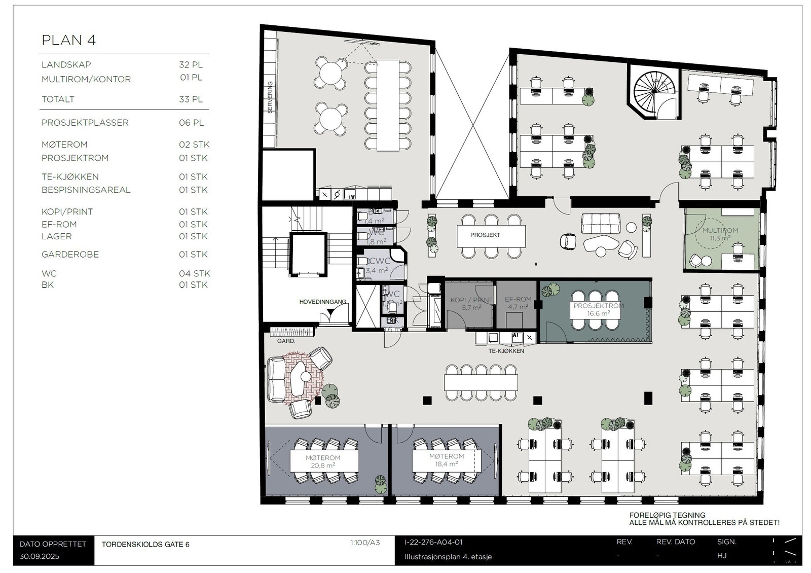 Plantegning - Generell etasje Galleribilde