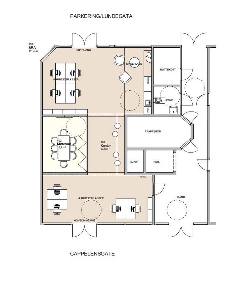 Plantegning Galleribilde