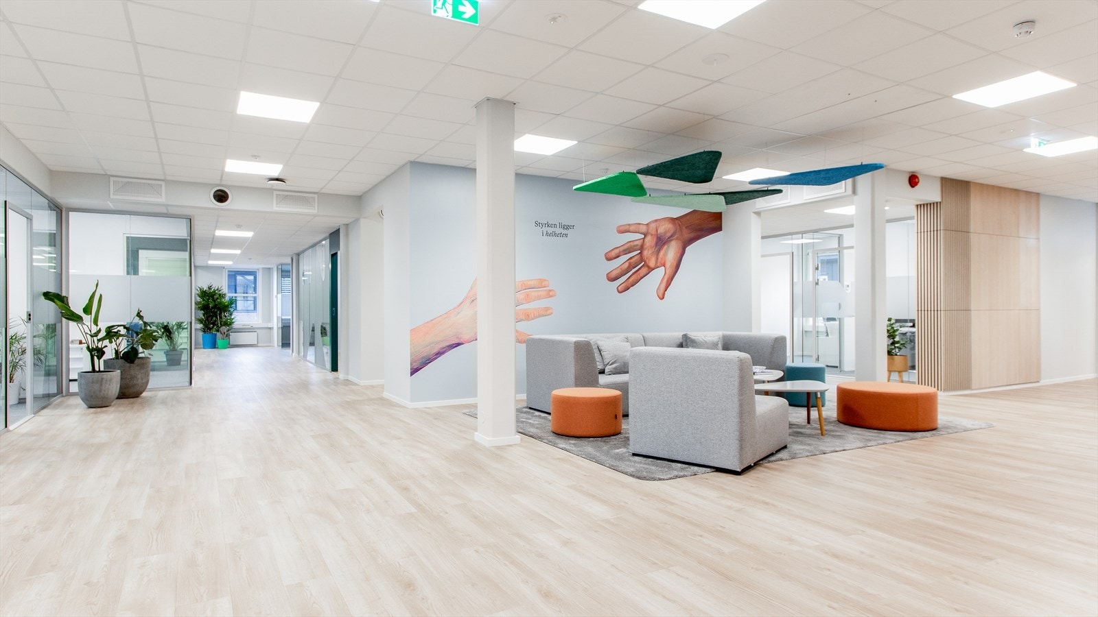 Eksempel sosial sone/mingleareal Galleribilde