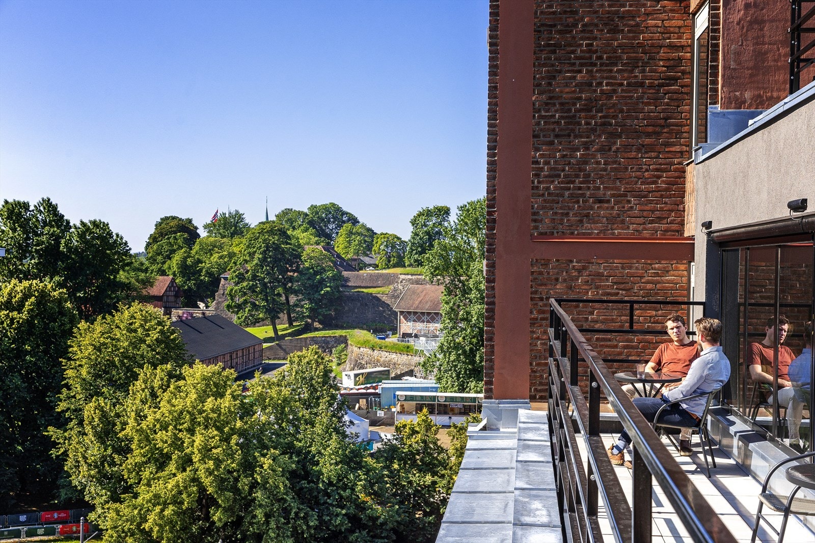 Fra takterrasse i 8. etasje Galleribilde